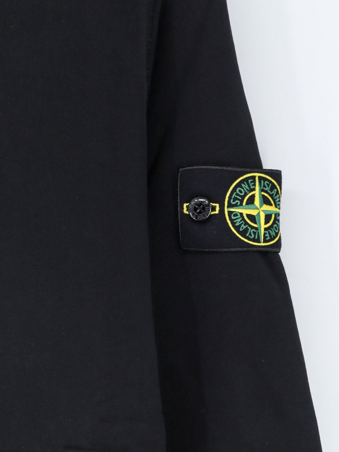 Stone Island Cotton Sweatshirt With Side Logo Patch