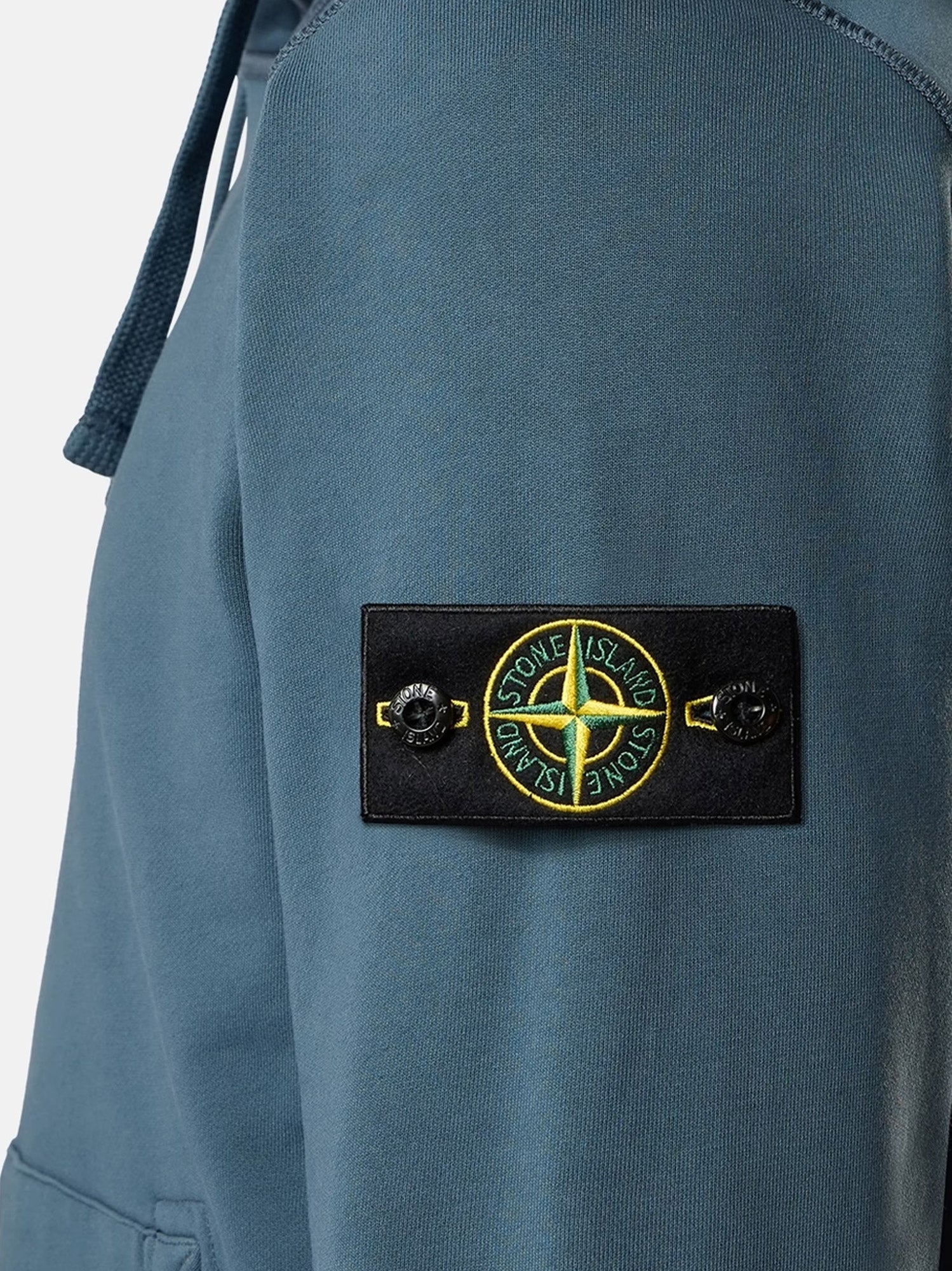 Stone Island Cotton Sweatshirt With Side Logo Patch