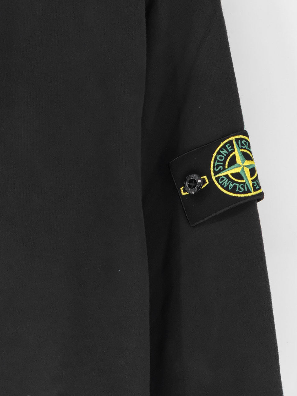 Stone Island Cotton Sweatshirt With Side Logo Patch