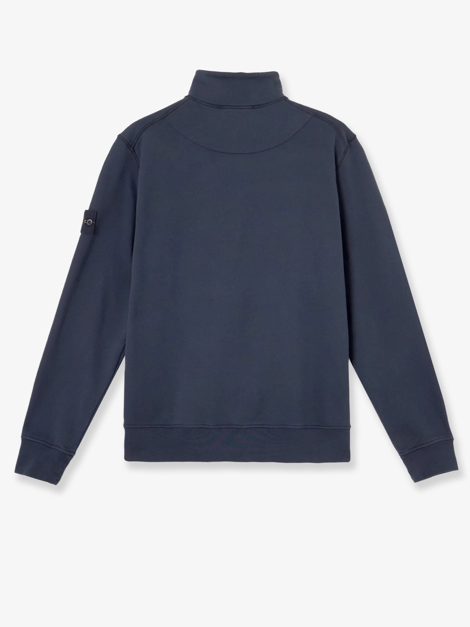 Stone Island Cotton Sweatshirt With Side Logo Patch