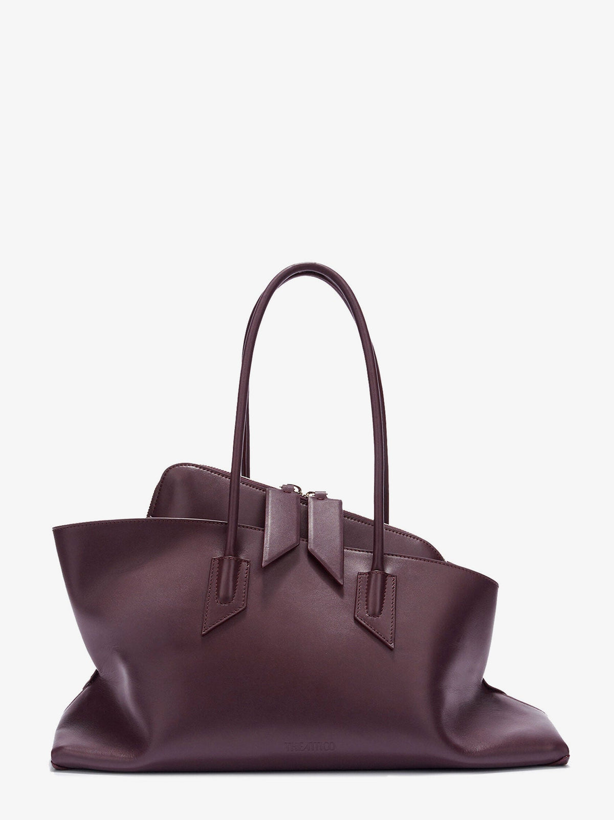 The Attico La Passeggiata Medium Leather Shoulder Bag