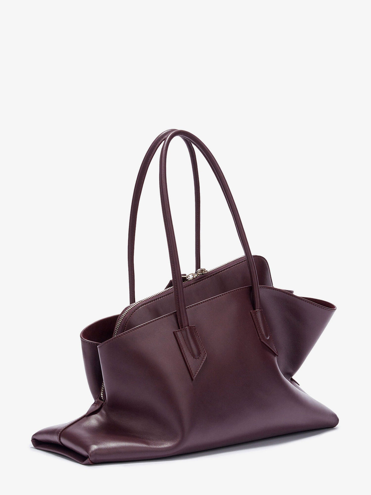 The Attico La Passeggiata Medium Leather Shoulder Bag