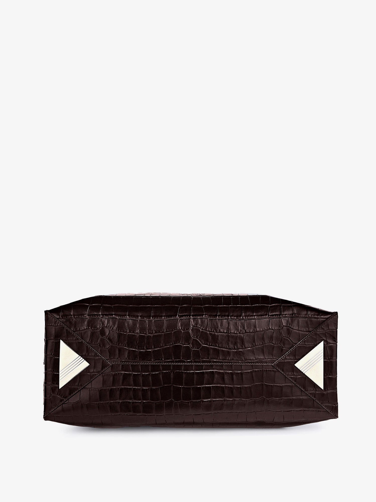 The Attico La Passeggiata Medium Croc-effect Leather Shoulder Bag