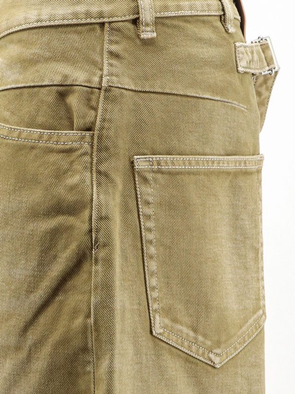 The Attico Faded Effect Denim