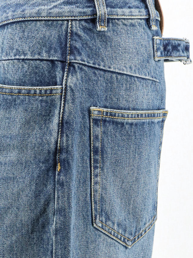 The Attico Blue Denim Jeans