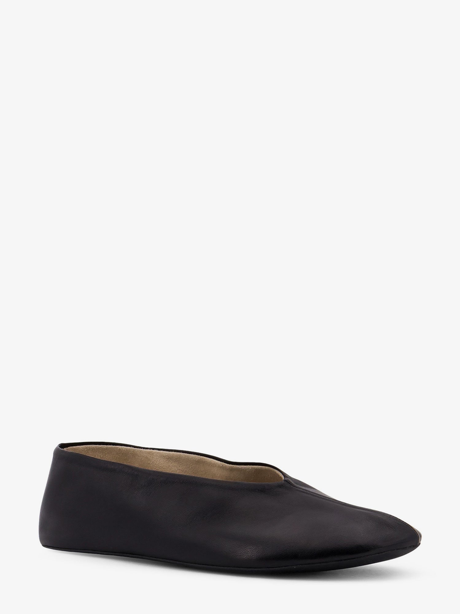 The Row Stella Slipper Leather Ballerinas