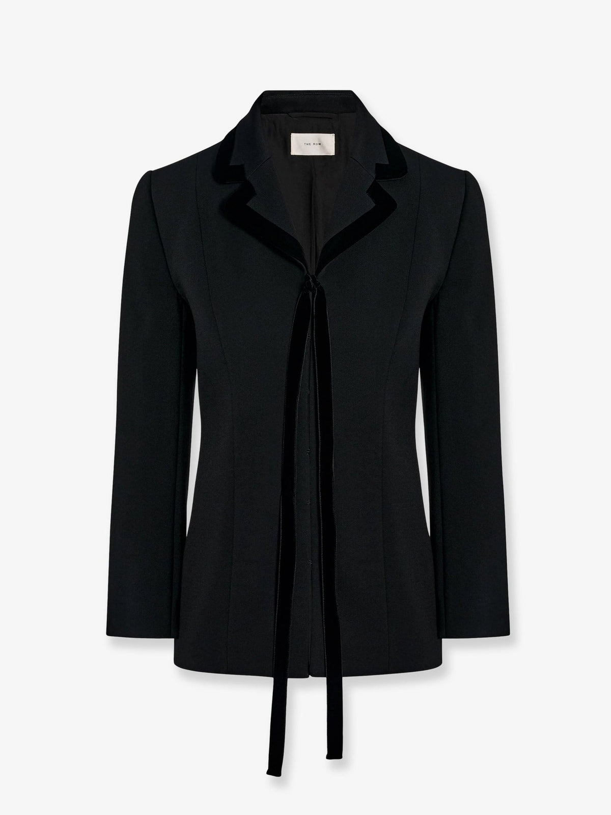 The Row Celinde Single-breasted Stretch Virgin Wool Blazer