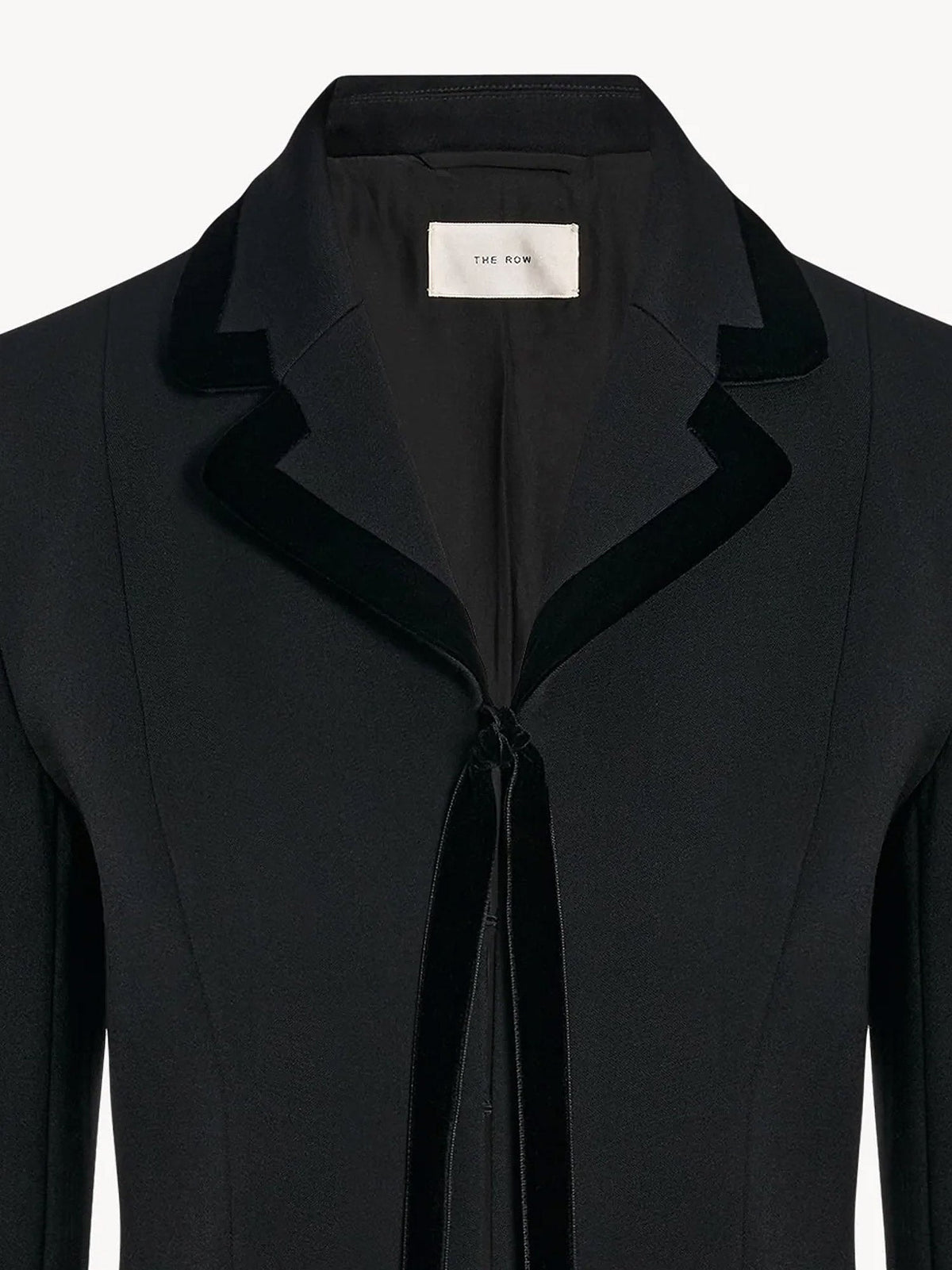 The Row Celinde Single-breasted Stretch Virgin Wool Blazer