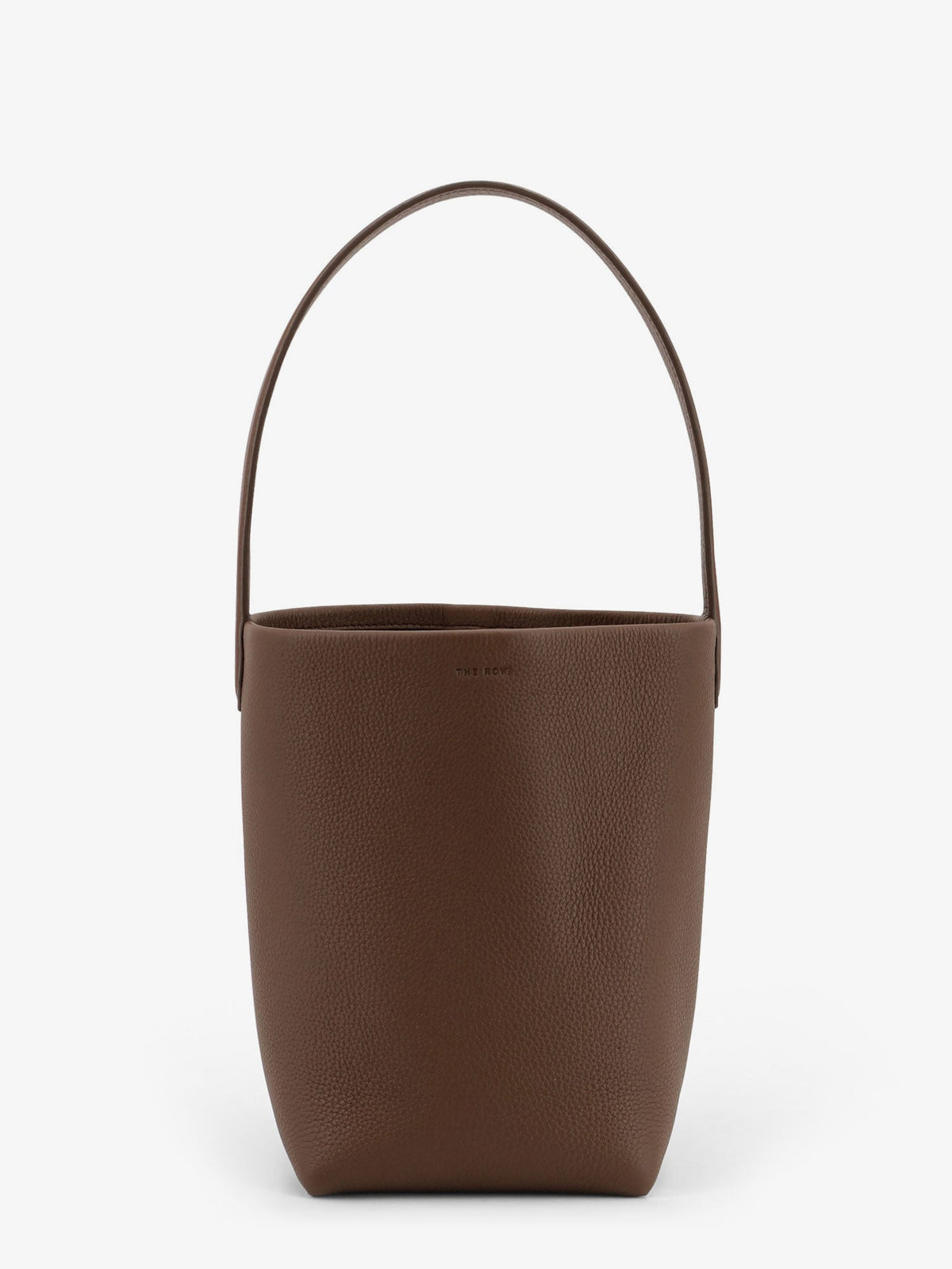 The Row Small N/s Park Tote Bucket Bag In Hammered Leather