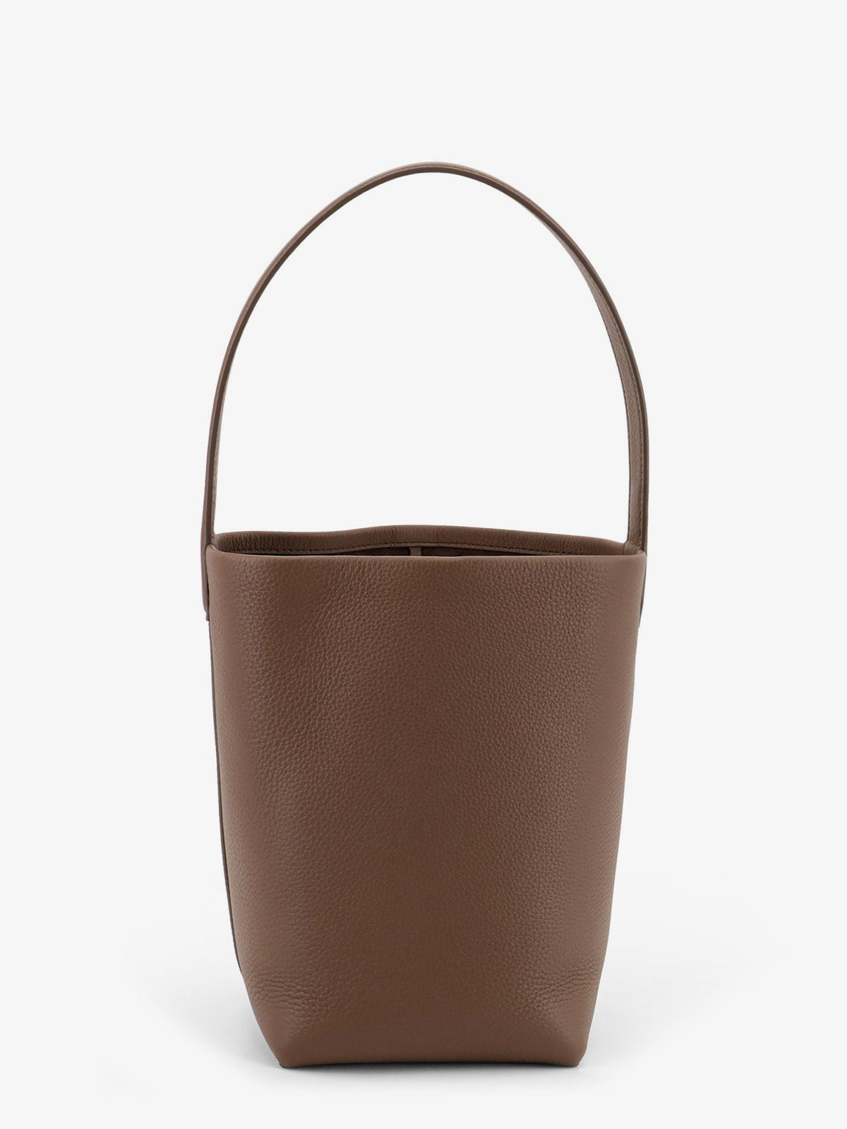 The Row Small N/s Park Tote Bucket Bag In Hammered Leather