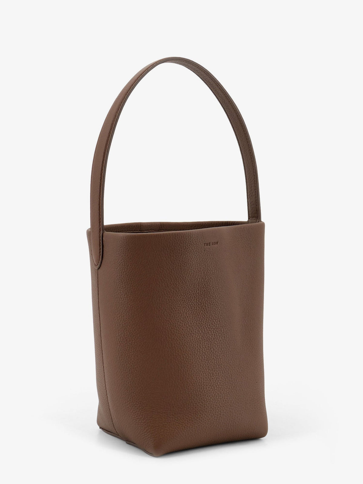 The Row Small N/s Park Tote Bucket Bag In Hammered Leather