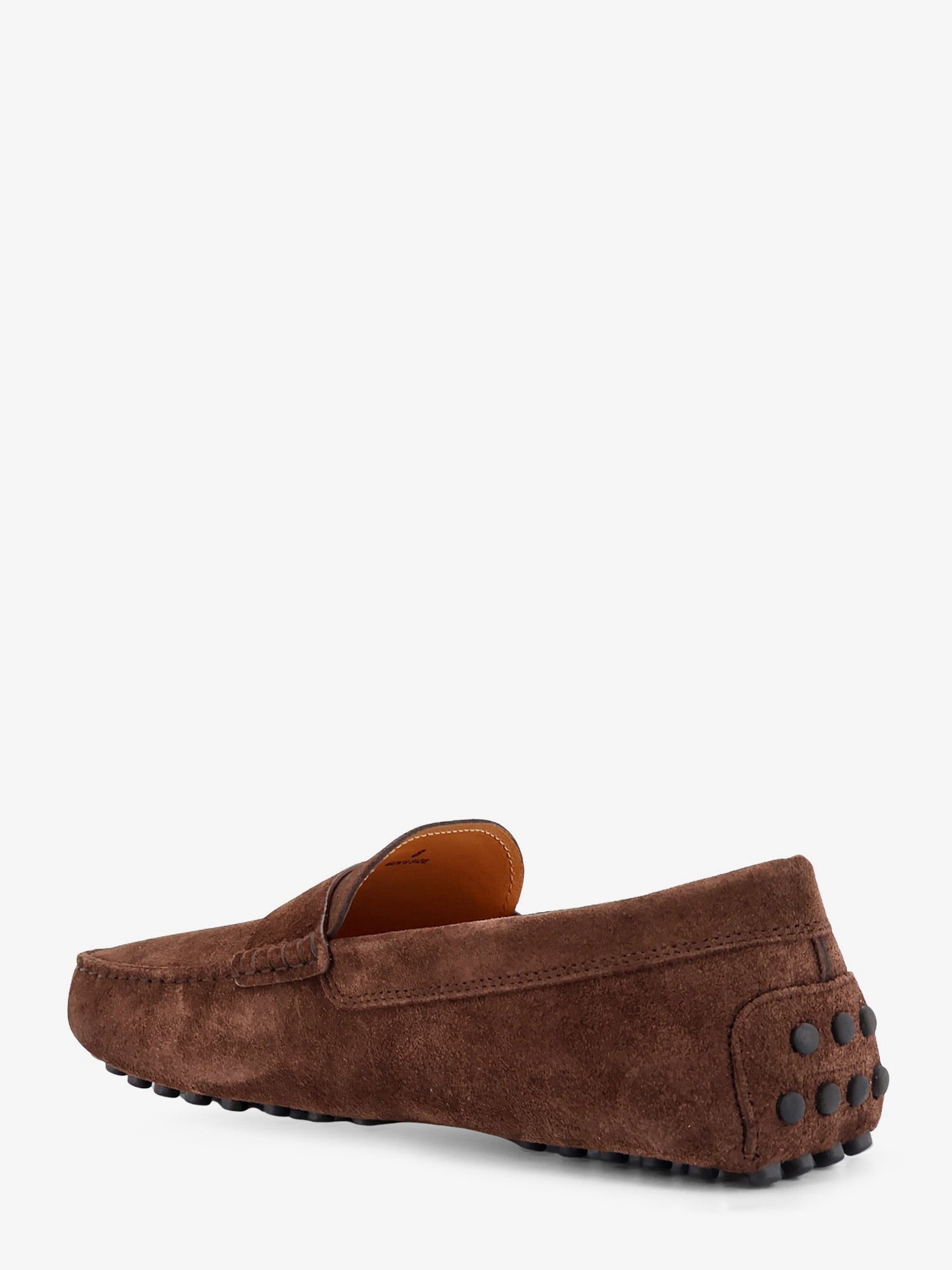 Tod's Suede Loafers With Gommini Detail On The Back