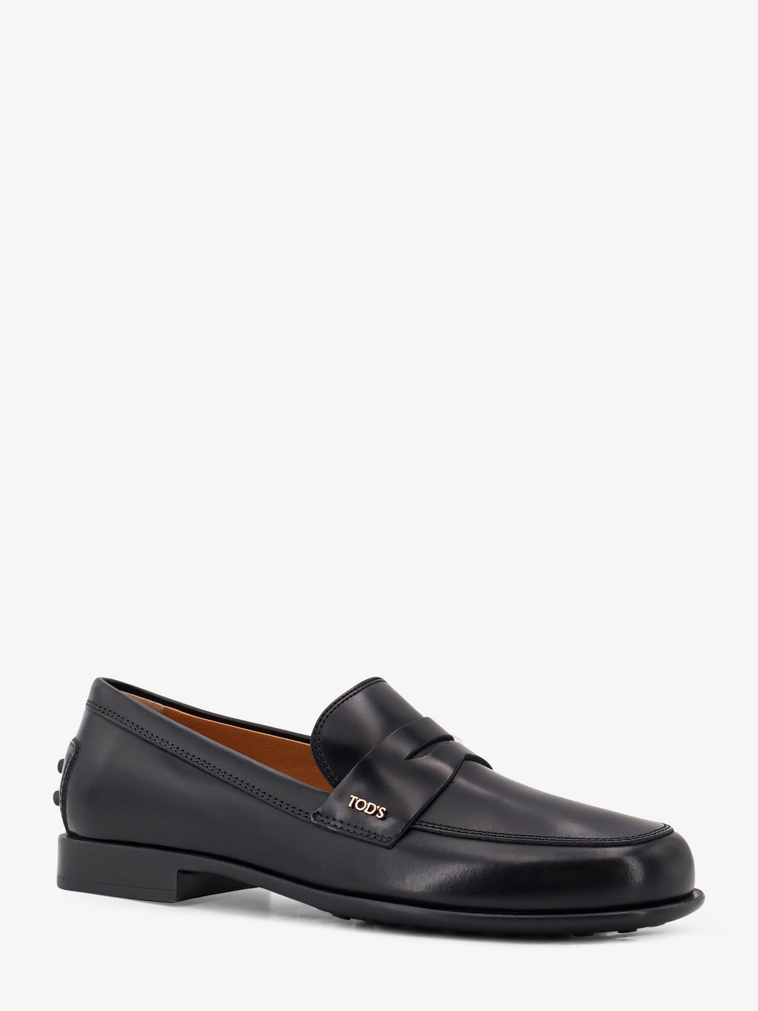 Tod's Leather Loafers With Gommini Detail On The Back