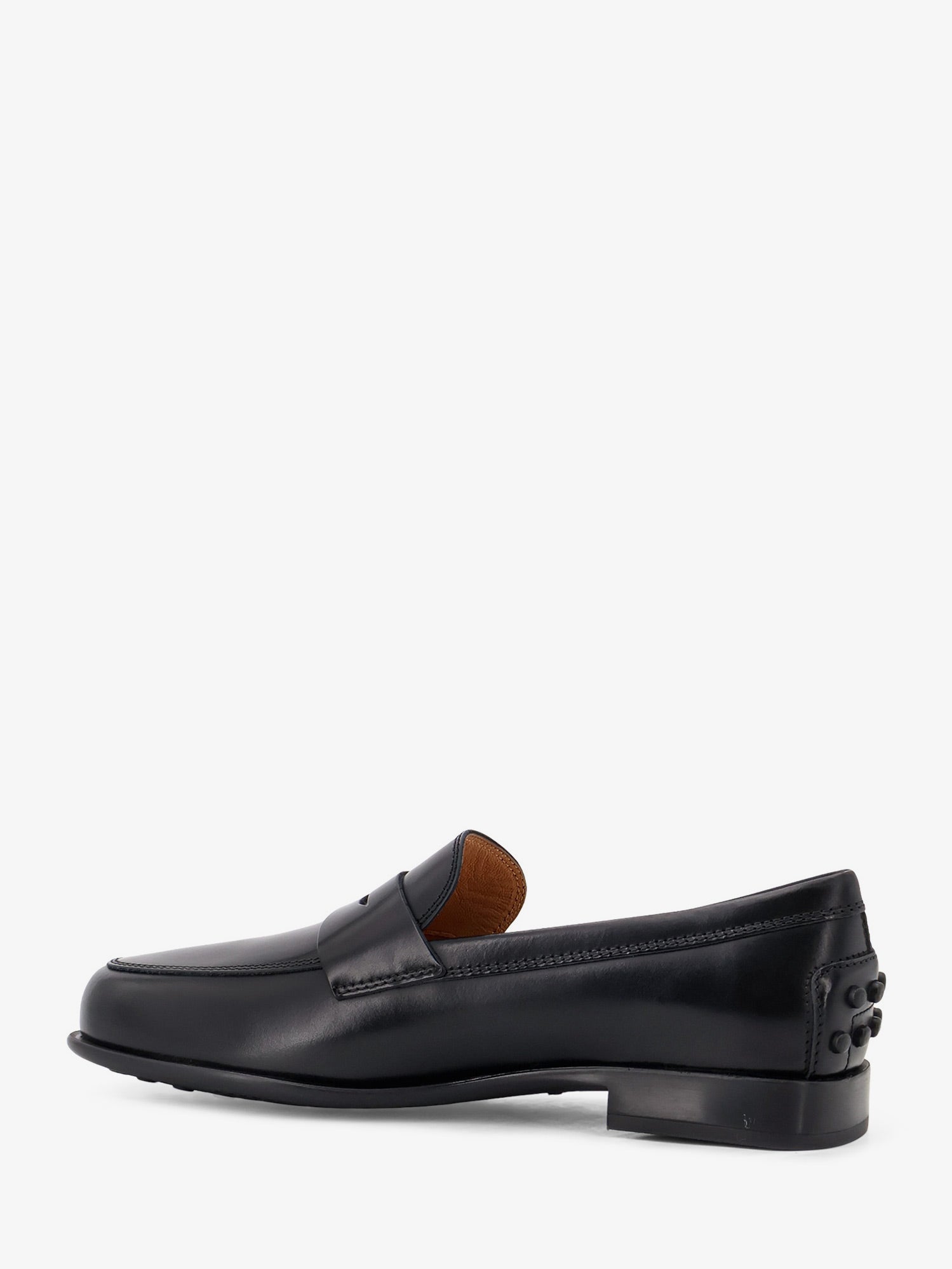 Tod's Leather Loafers With Gommini Detail On The Back