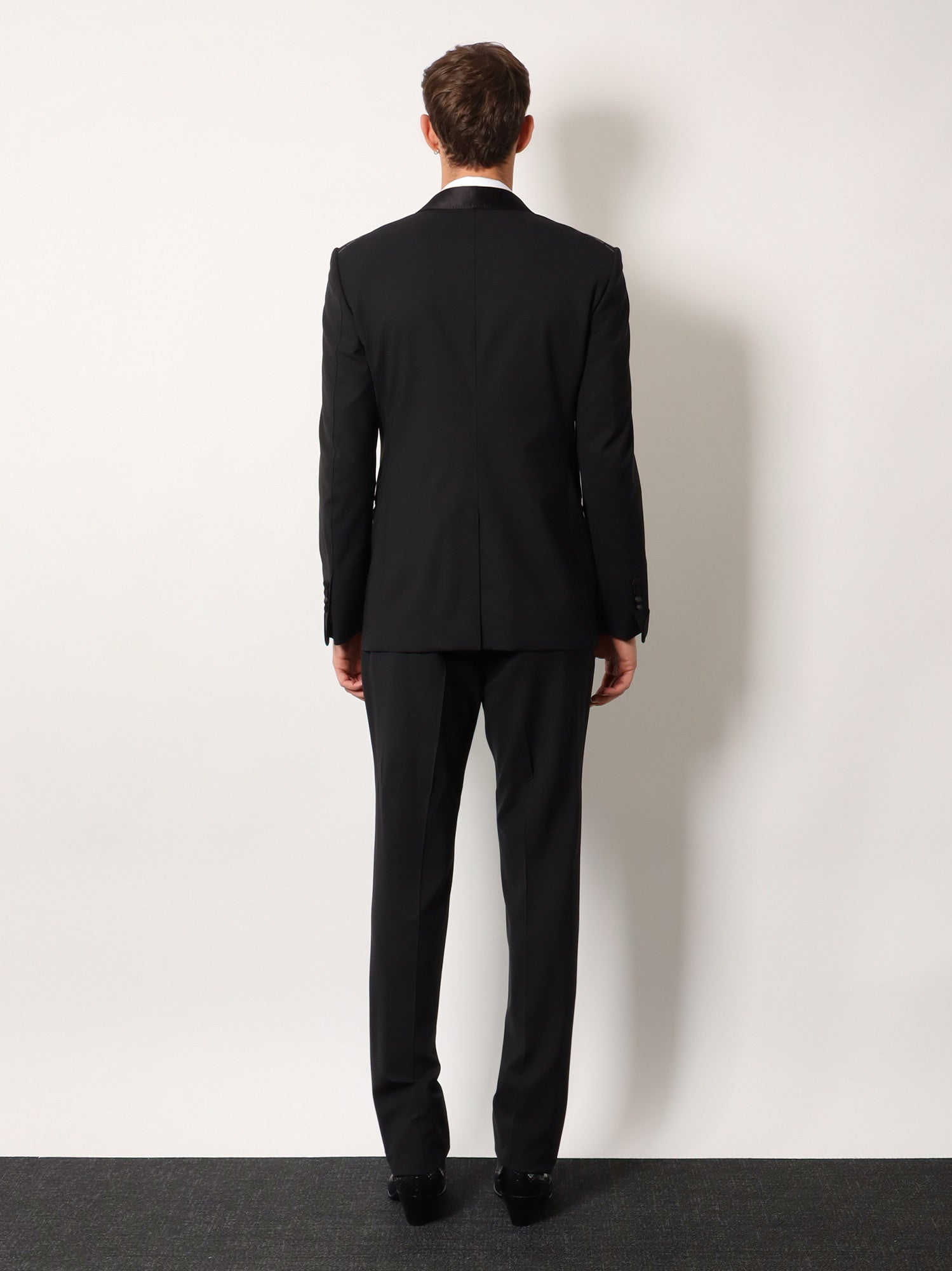 Tom Ford Stretch Virgin Wool Tuxedo With Satin Profiles