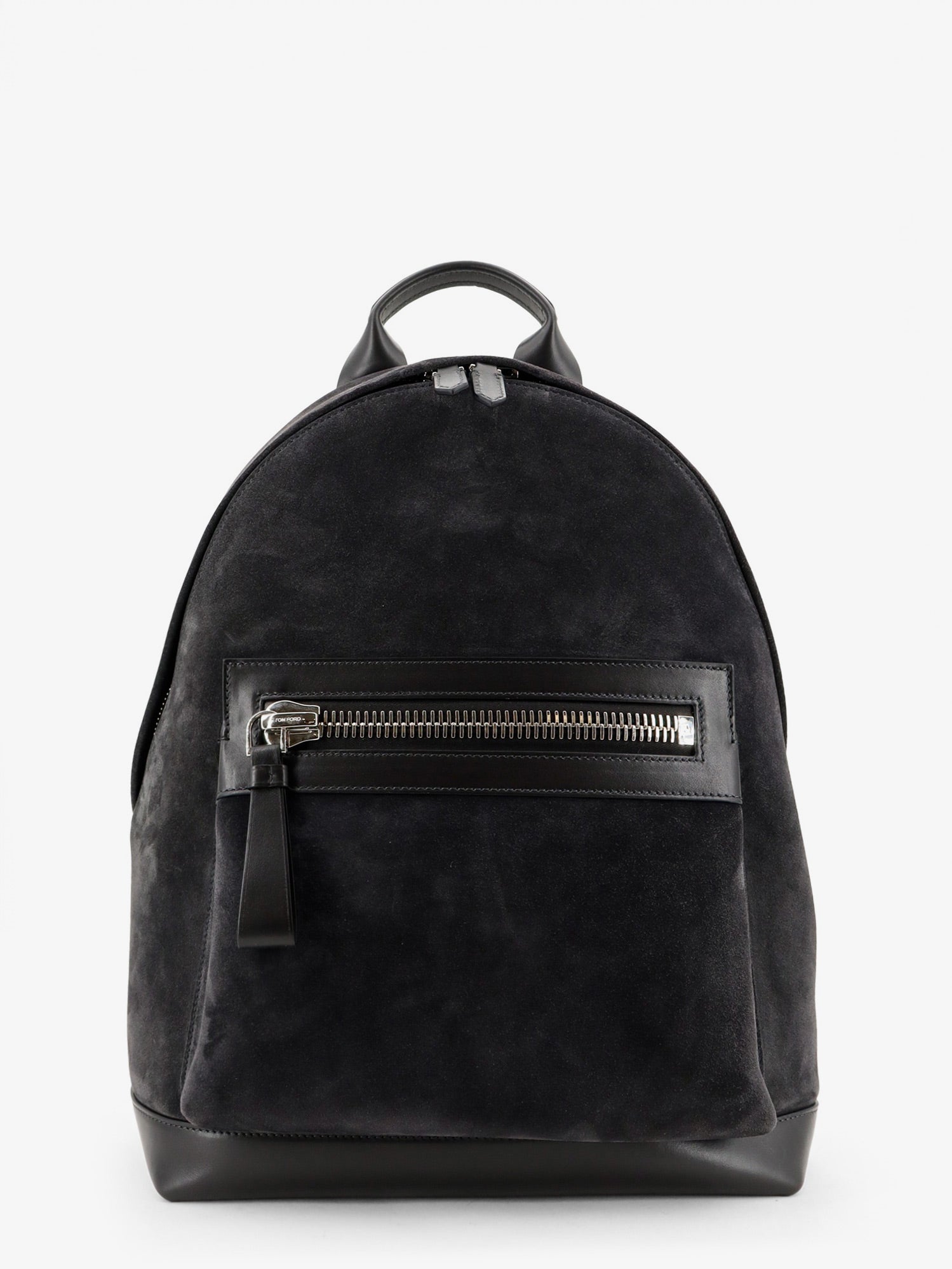 Tom Ford Suede Backpack With Maxi Zip On The Front