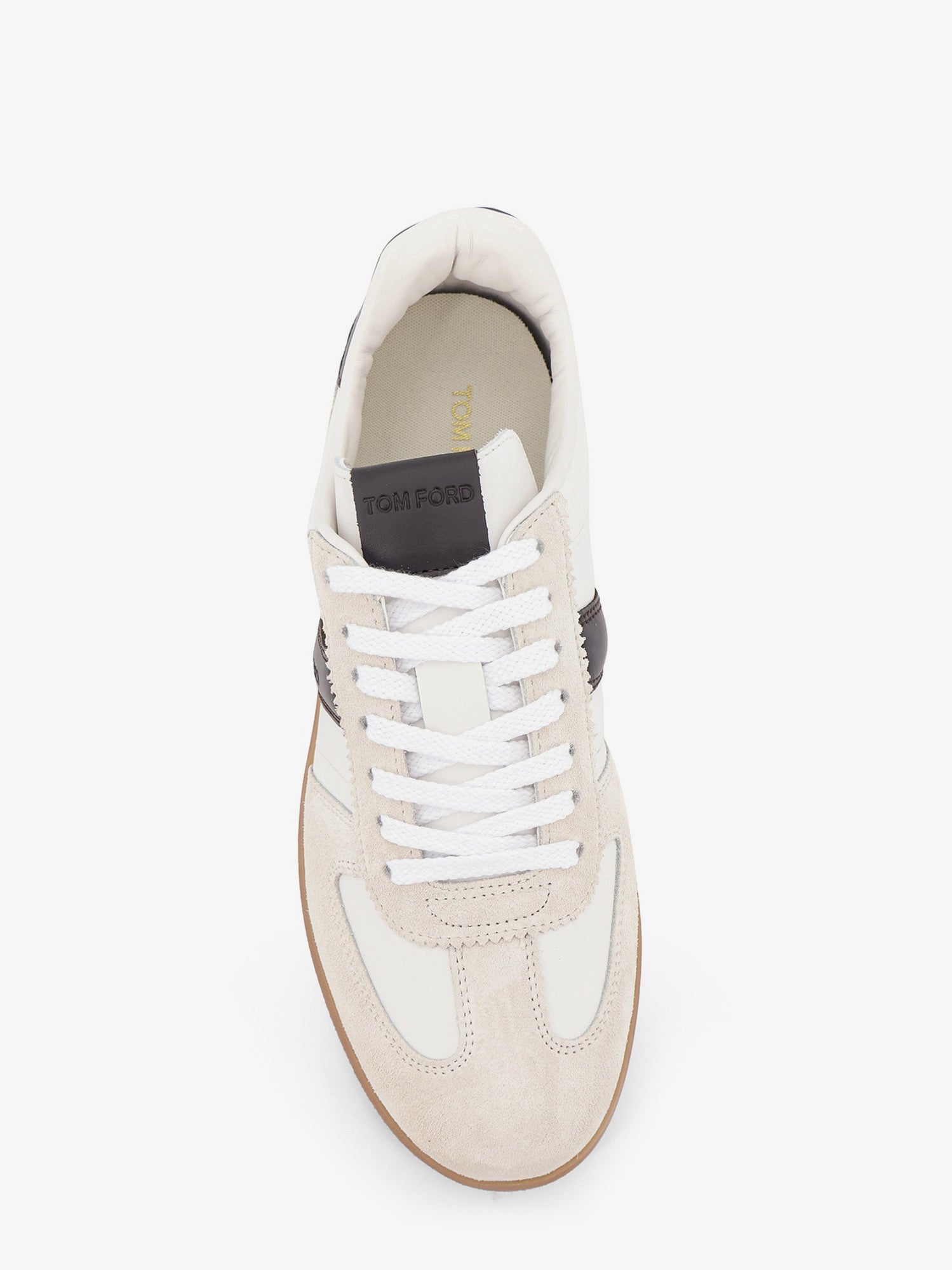 Tom Ford Archer Suede And Leather Low-top Sneakers
