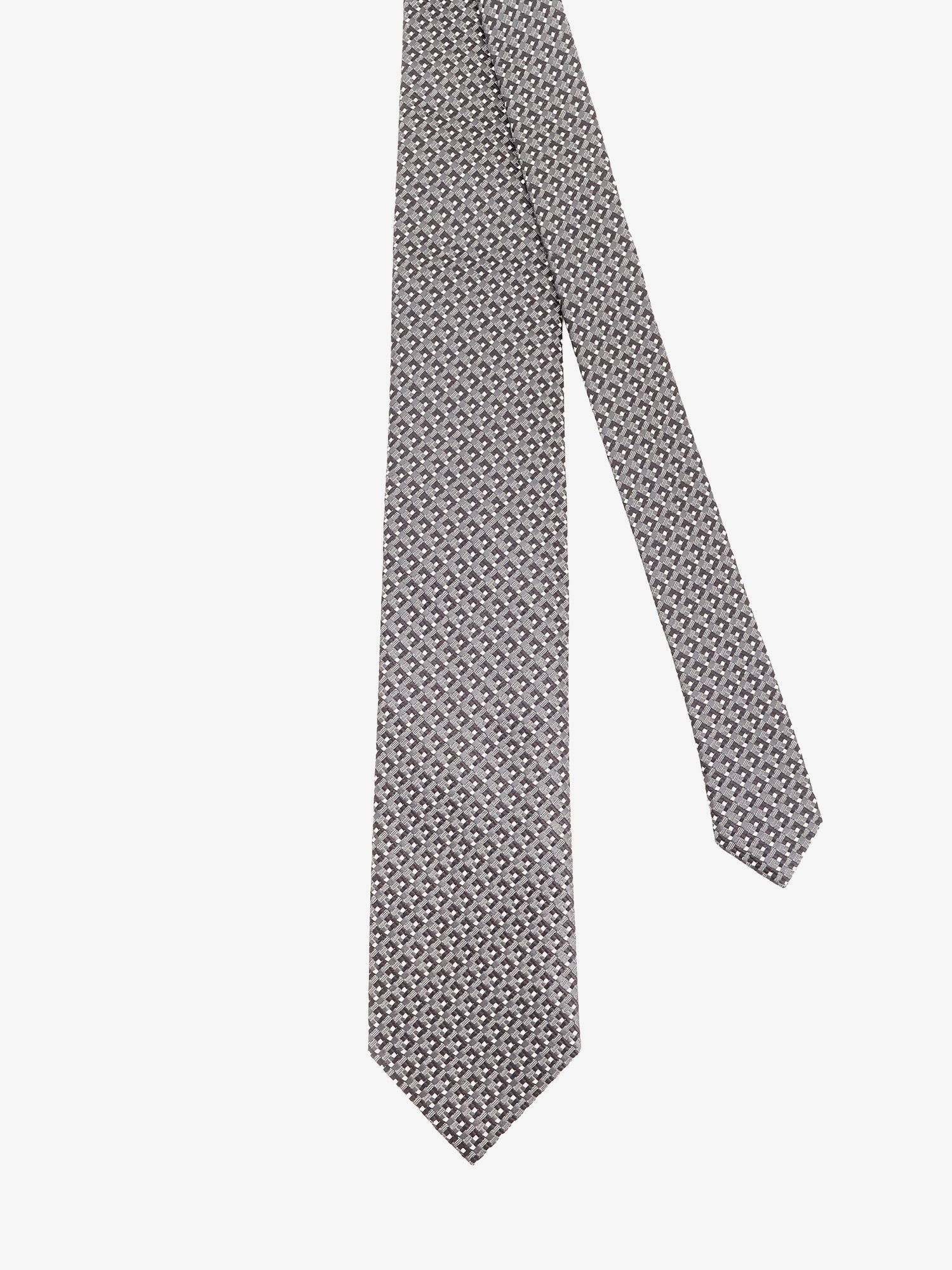 Tom Ford Silk Tie With Geometric Pattern