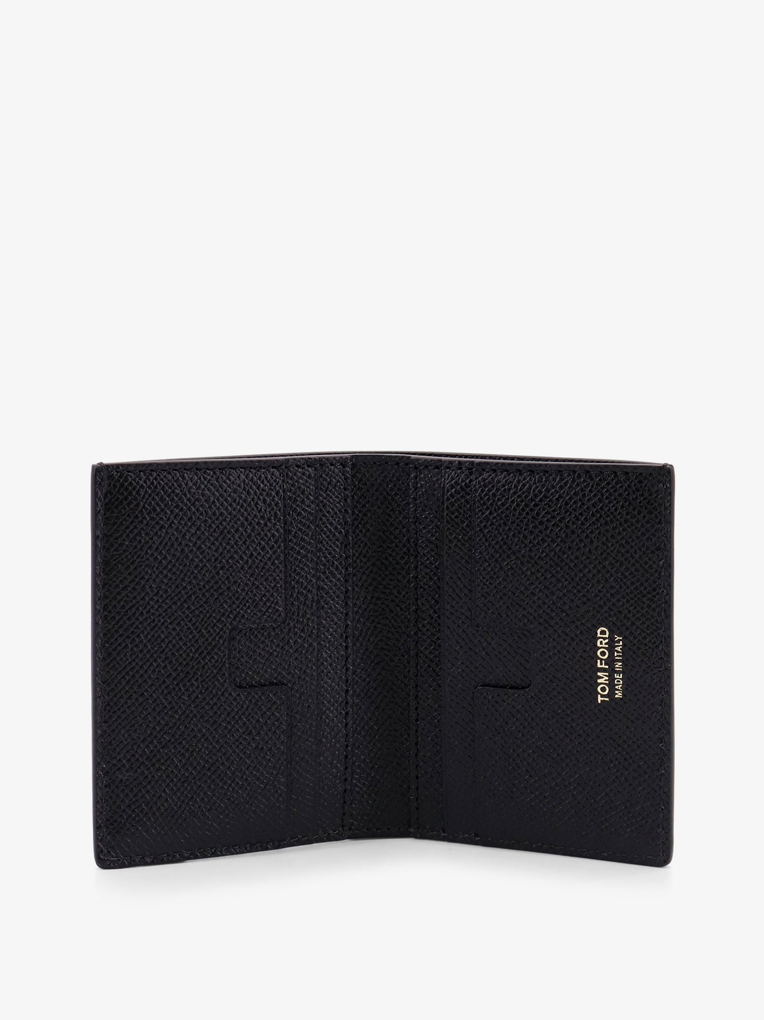 Tom Ford Leather Card Holder With Logo