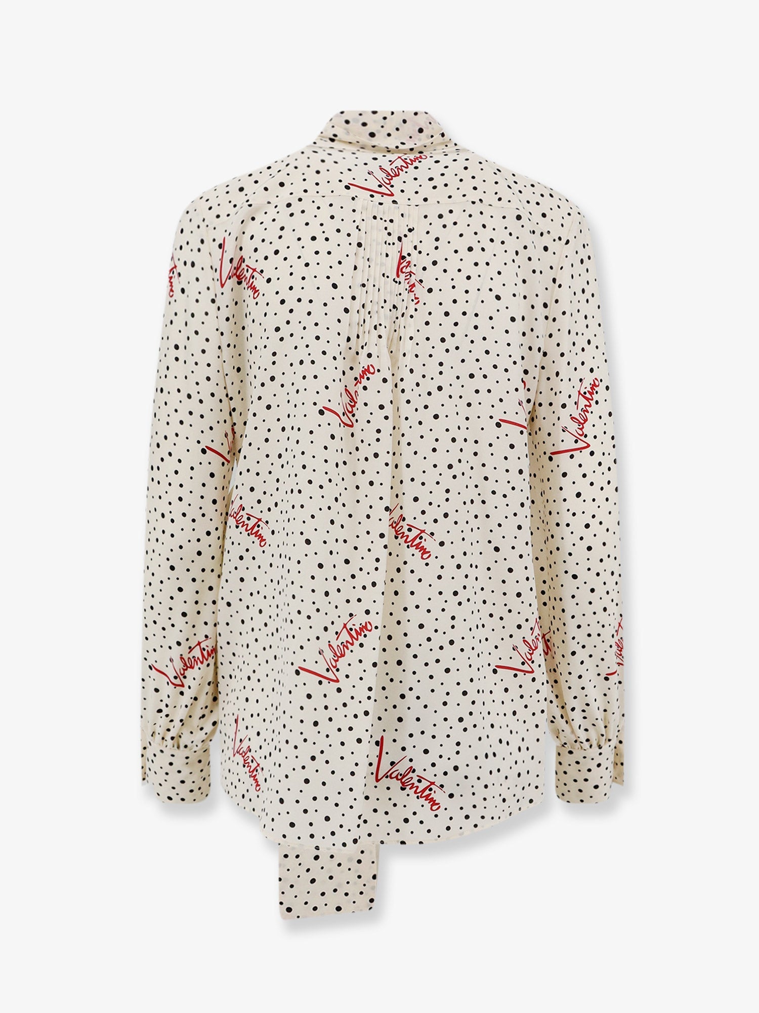 Valentino Bollicine Plusdepois Crepe De Chine Shirt