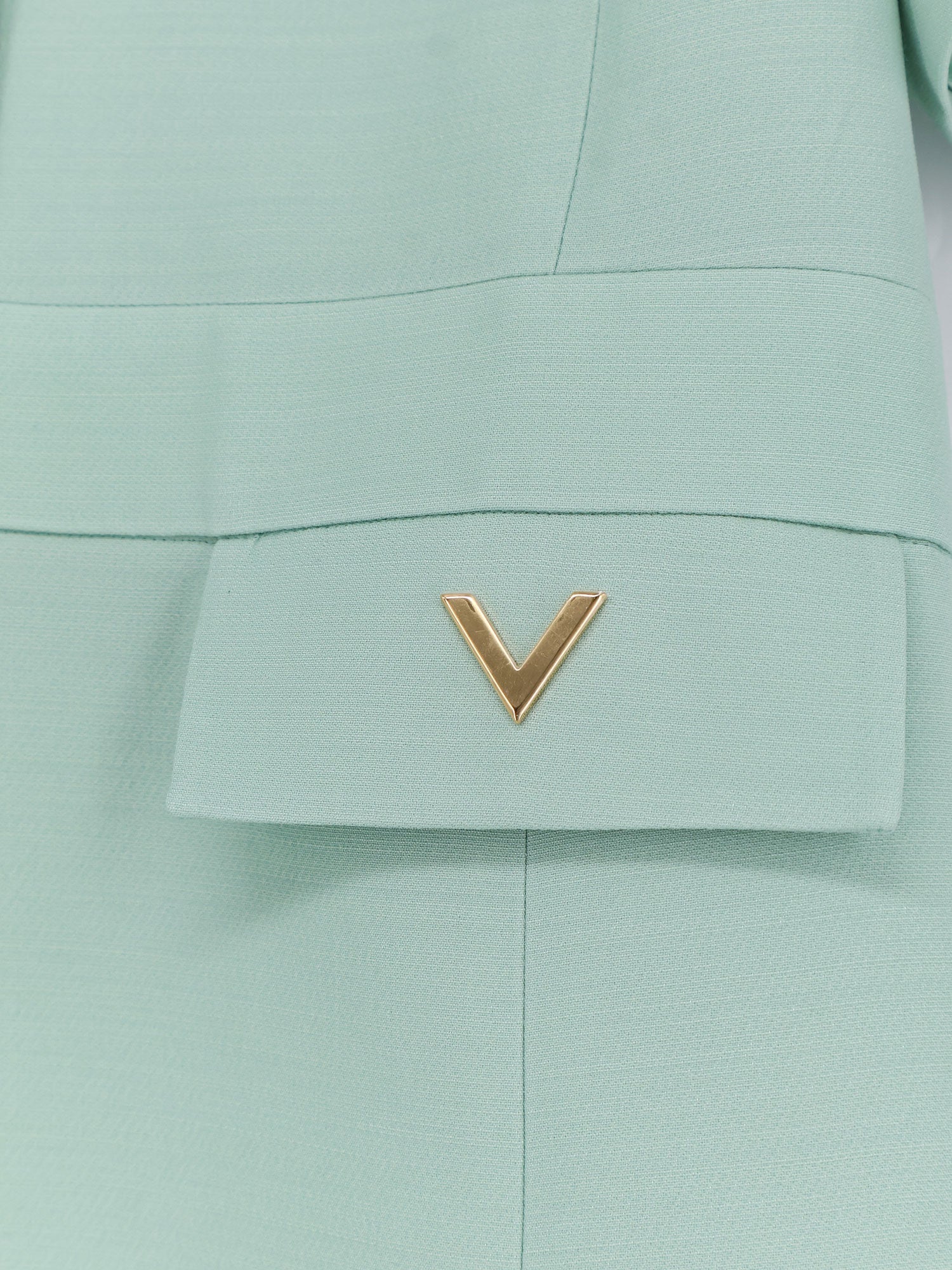Valentino Crepe Couture Midi Dress