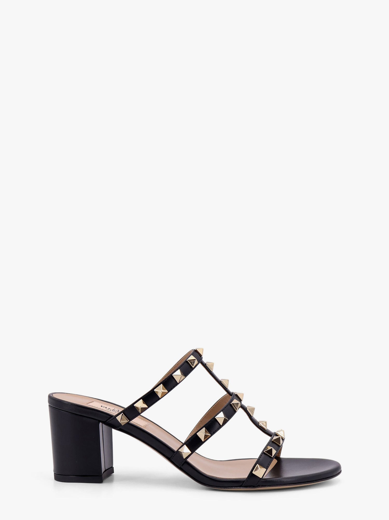 Valentino Rockstuds Leather Sandals With Iconic All-over Studs