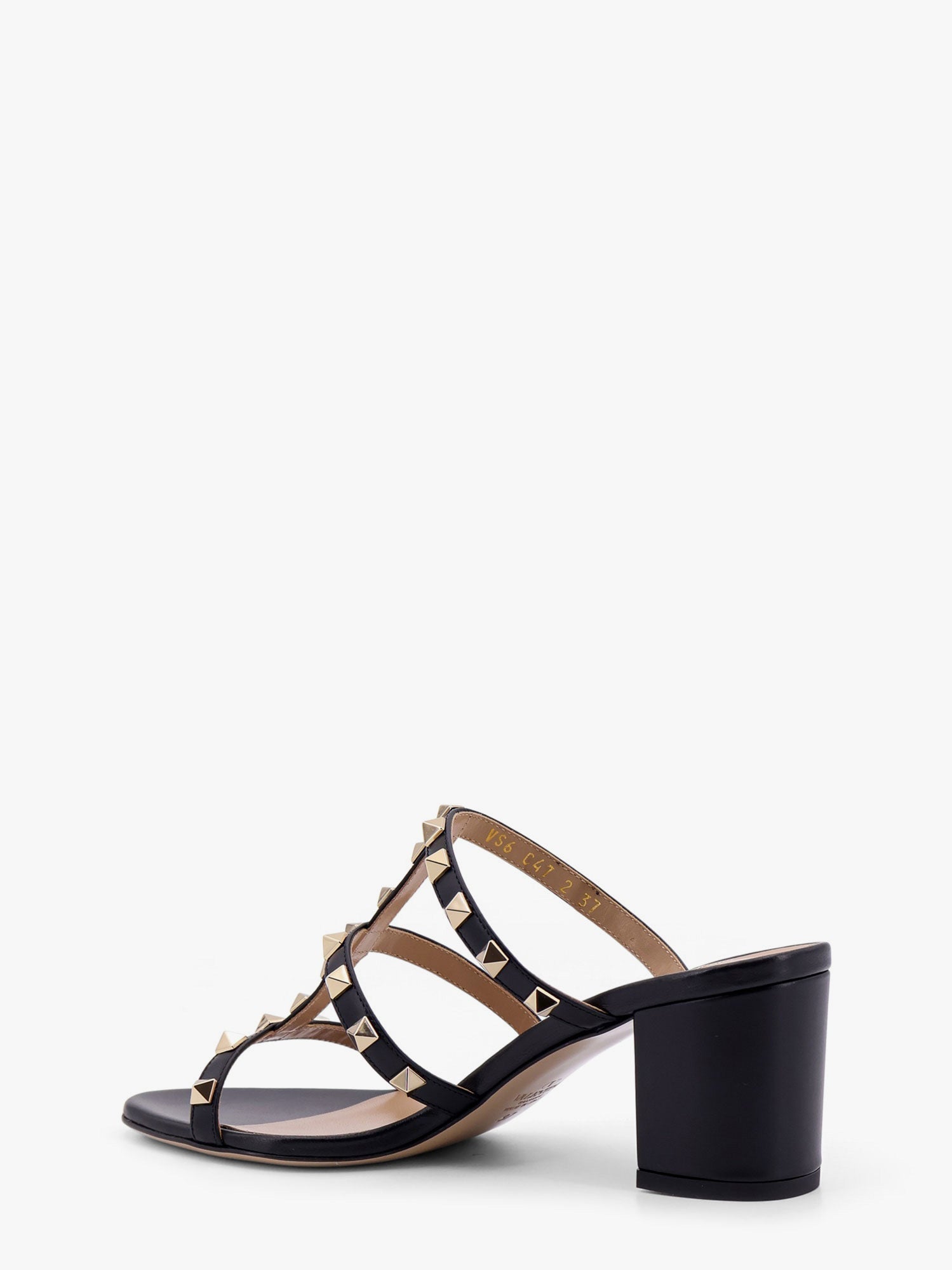 Valentino Rockstuds Leather Sandals With Iconic All-over Studs