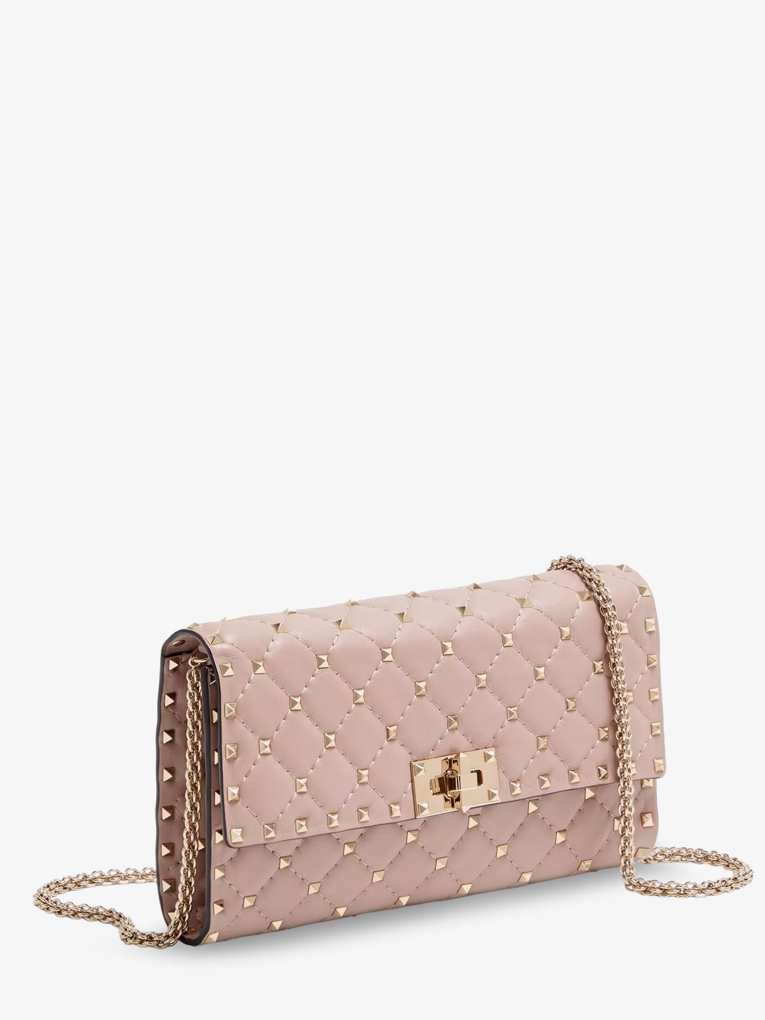 Valentino Rockstud Spike Leather Crossbody With Iconic All-over Studs