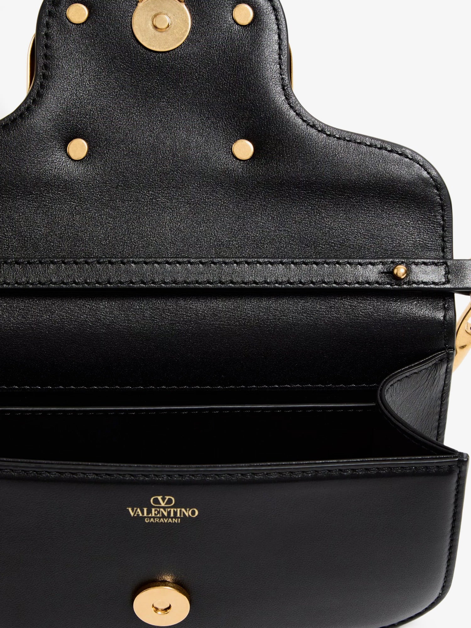 Valentino Locò Leather Shoulder Bag