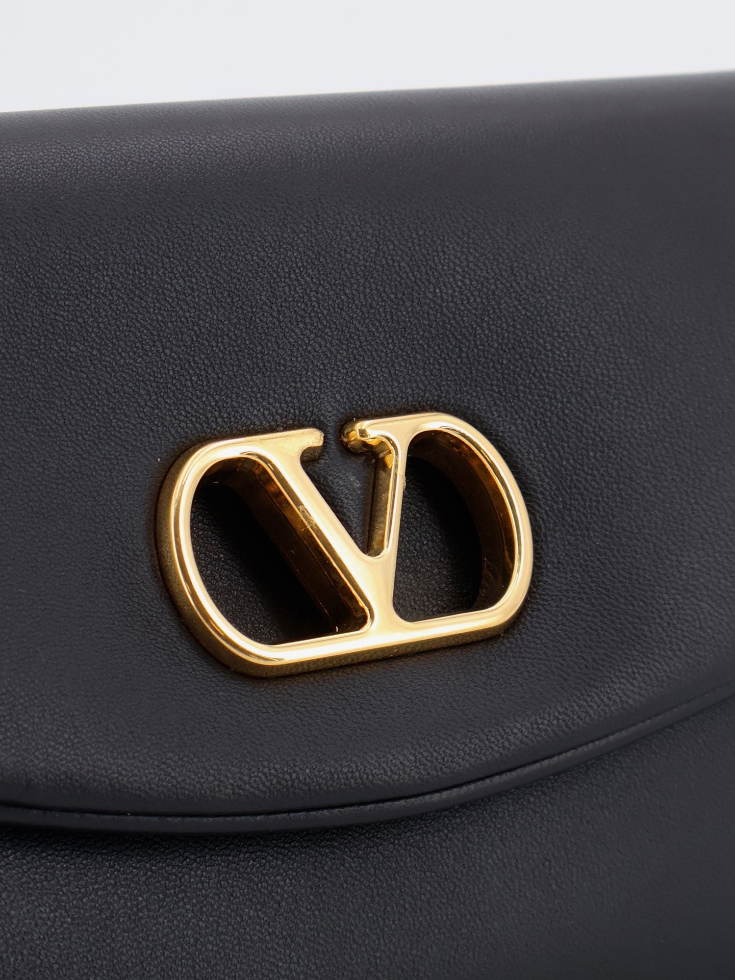Valentino Devain Leather Shoulder Bag