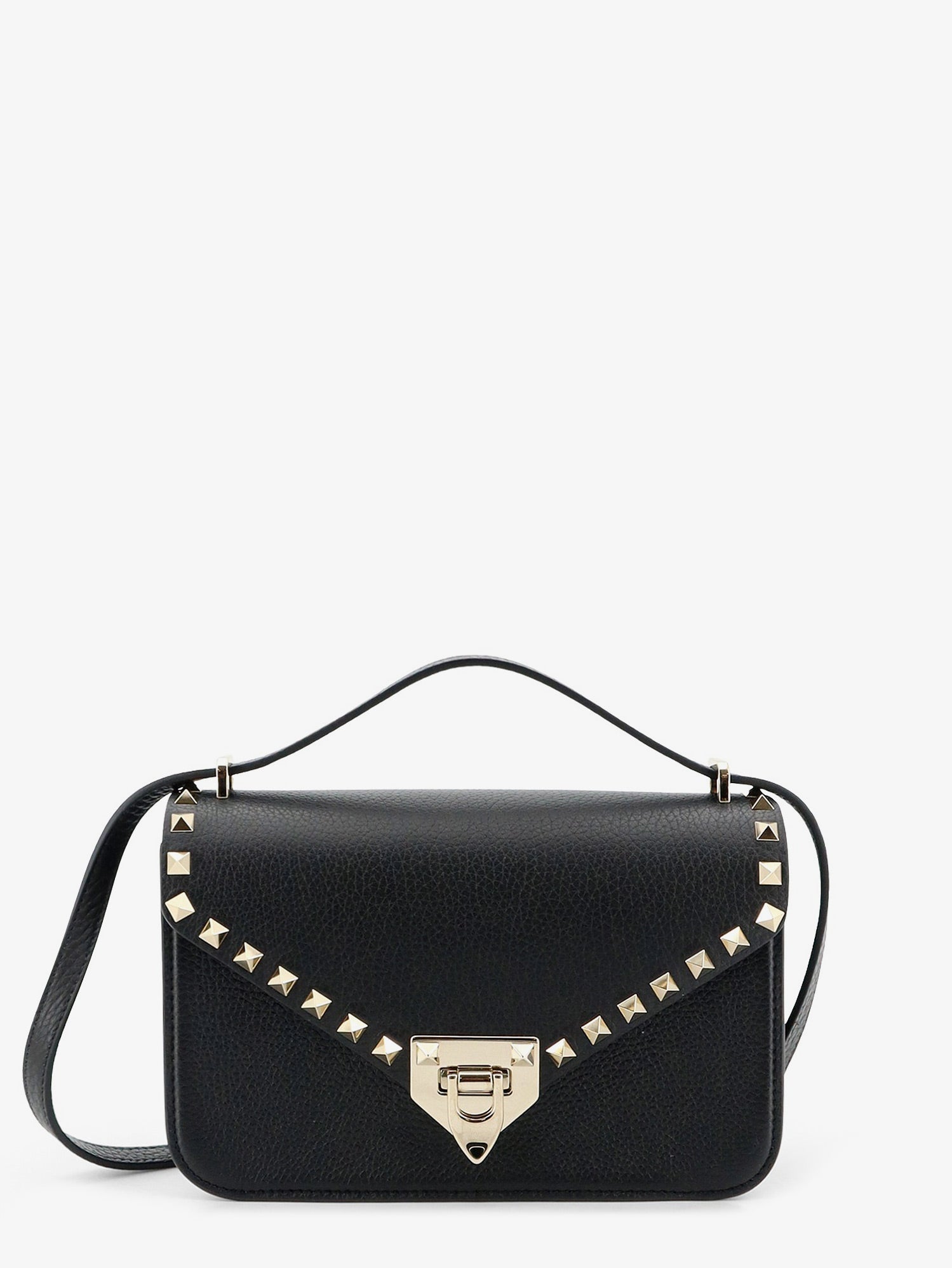 Valentino Rockstud Leather Crossbody Bag With Stud Detail