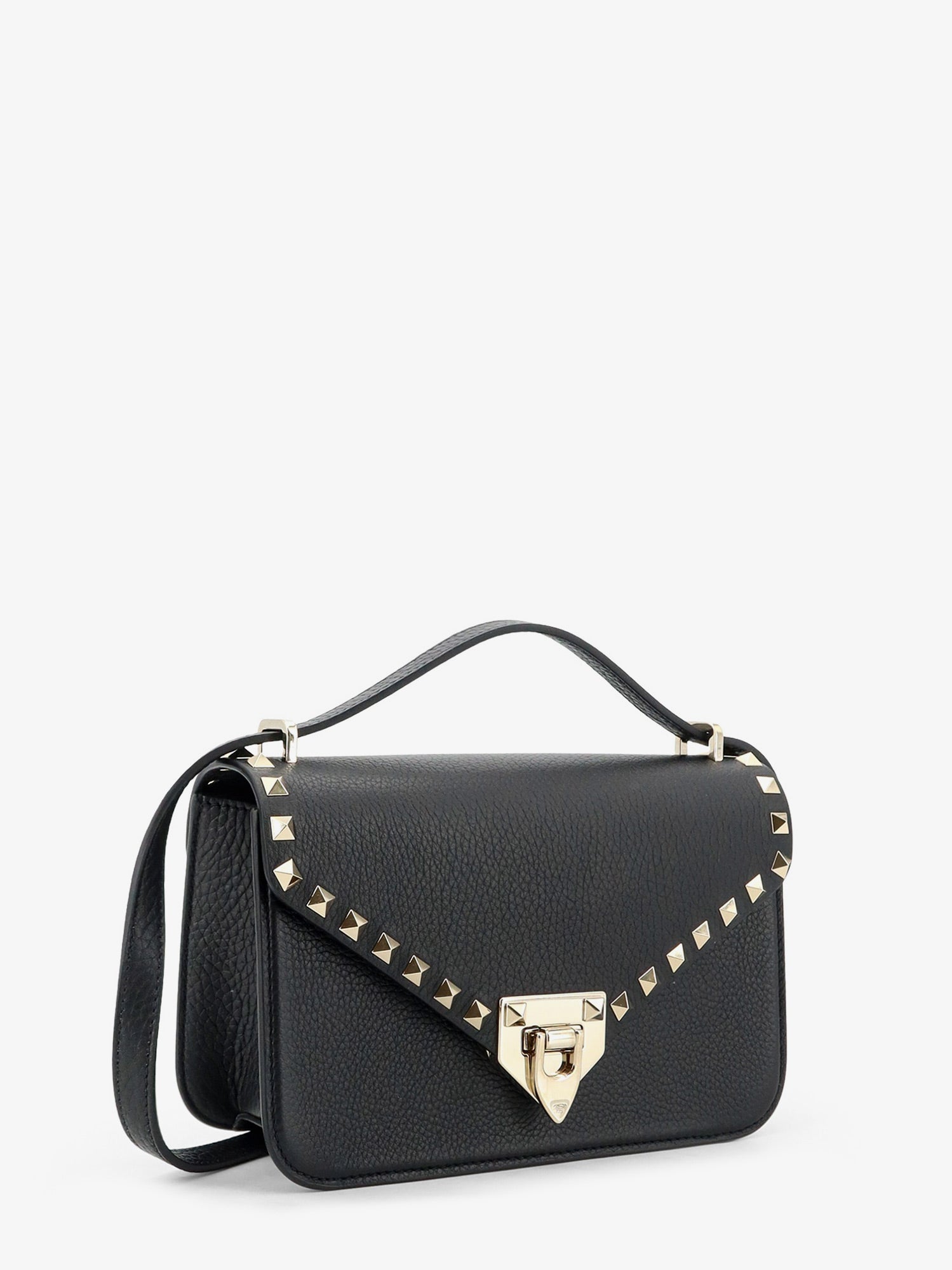 Valentino Rockstud Leather Crossbody Bag With Stud Detail