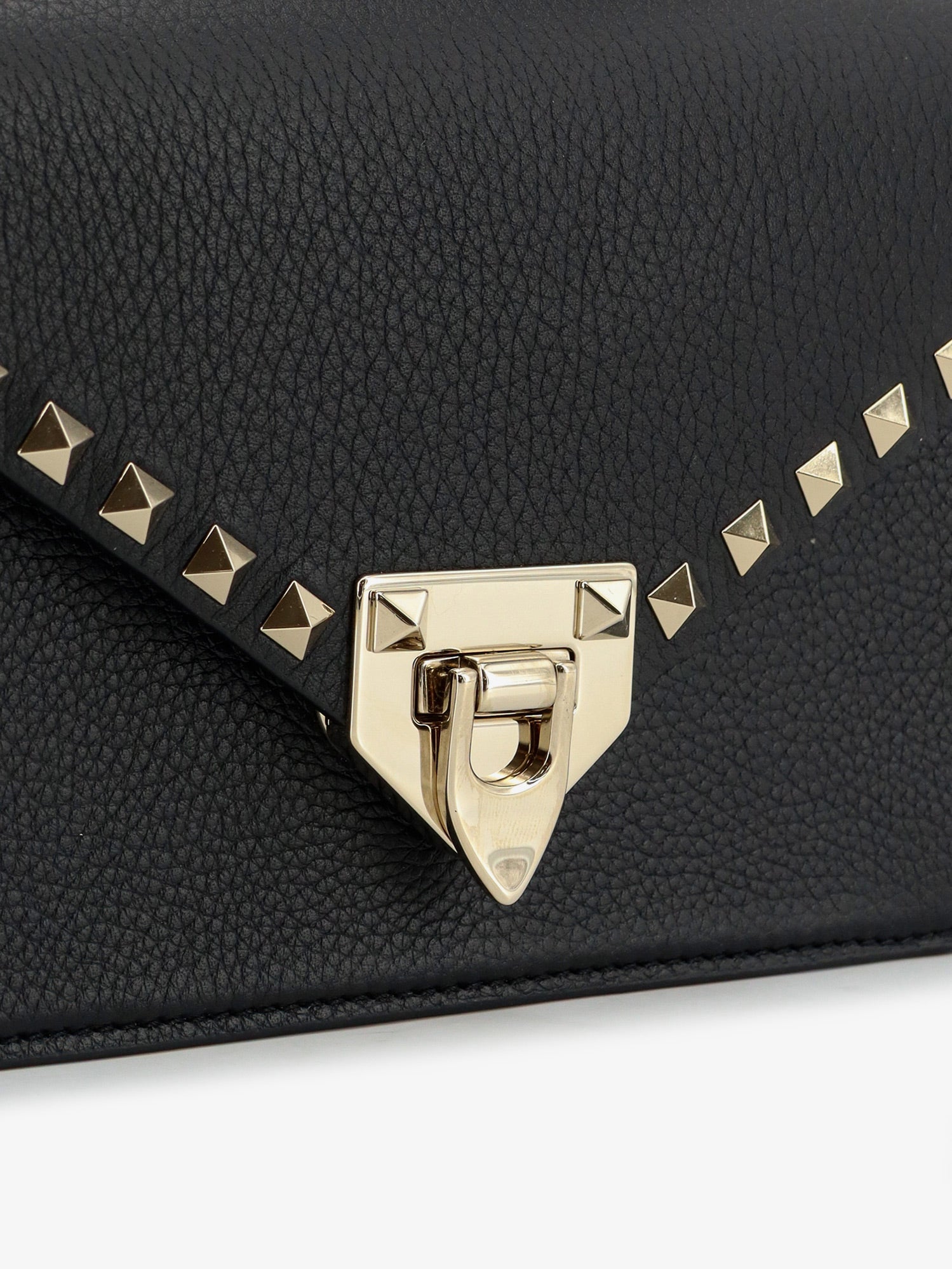 Valentino Rockstud Leather Crossbody Bag With Stud Detail