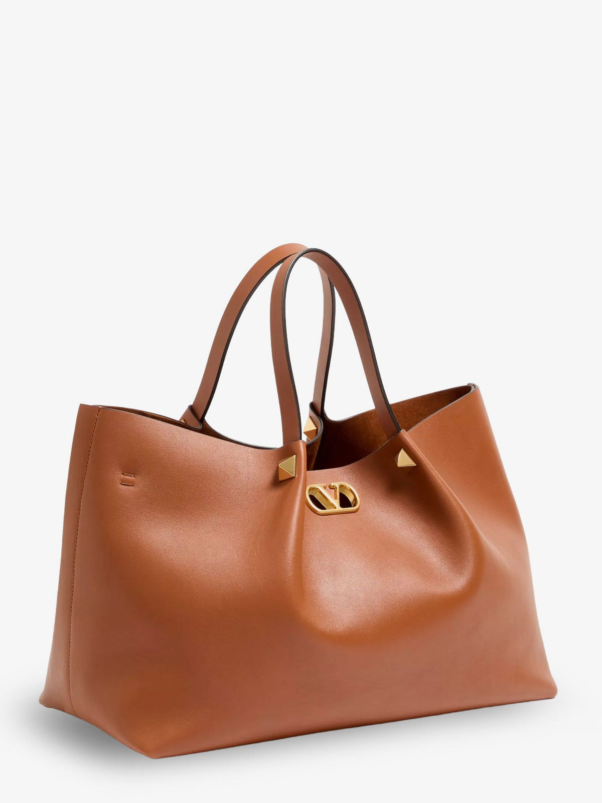 Valentino Vlogo Signature Leather Tote Bag