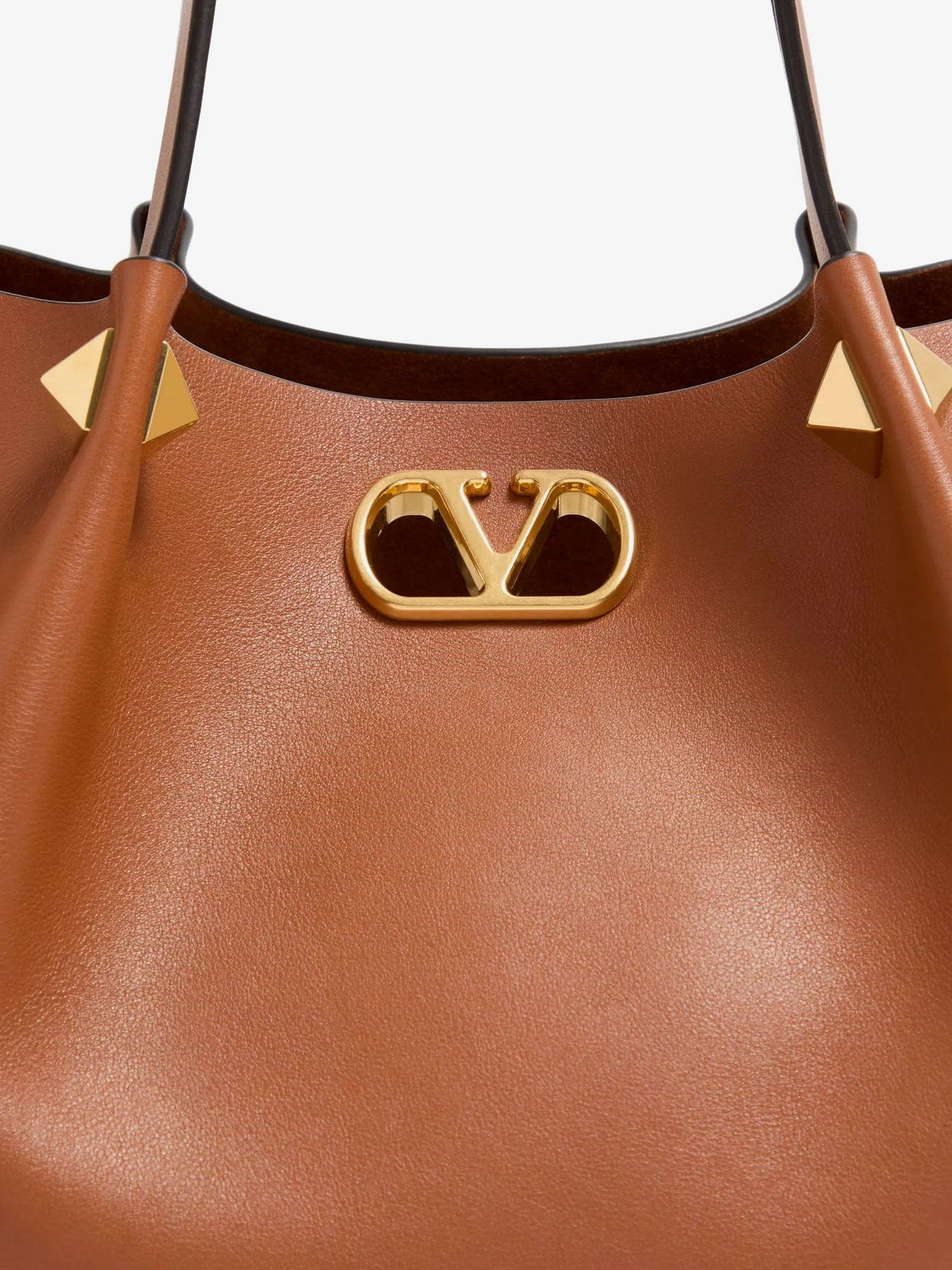 Valentino Vlogo Signature Leather Tote Bag
