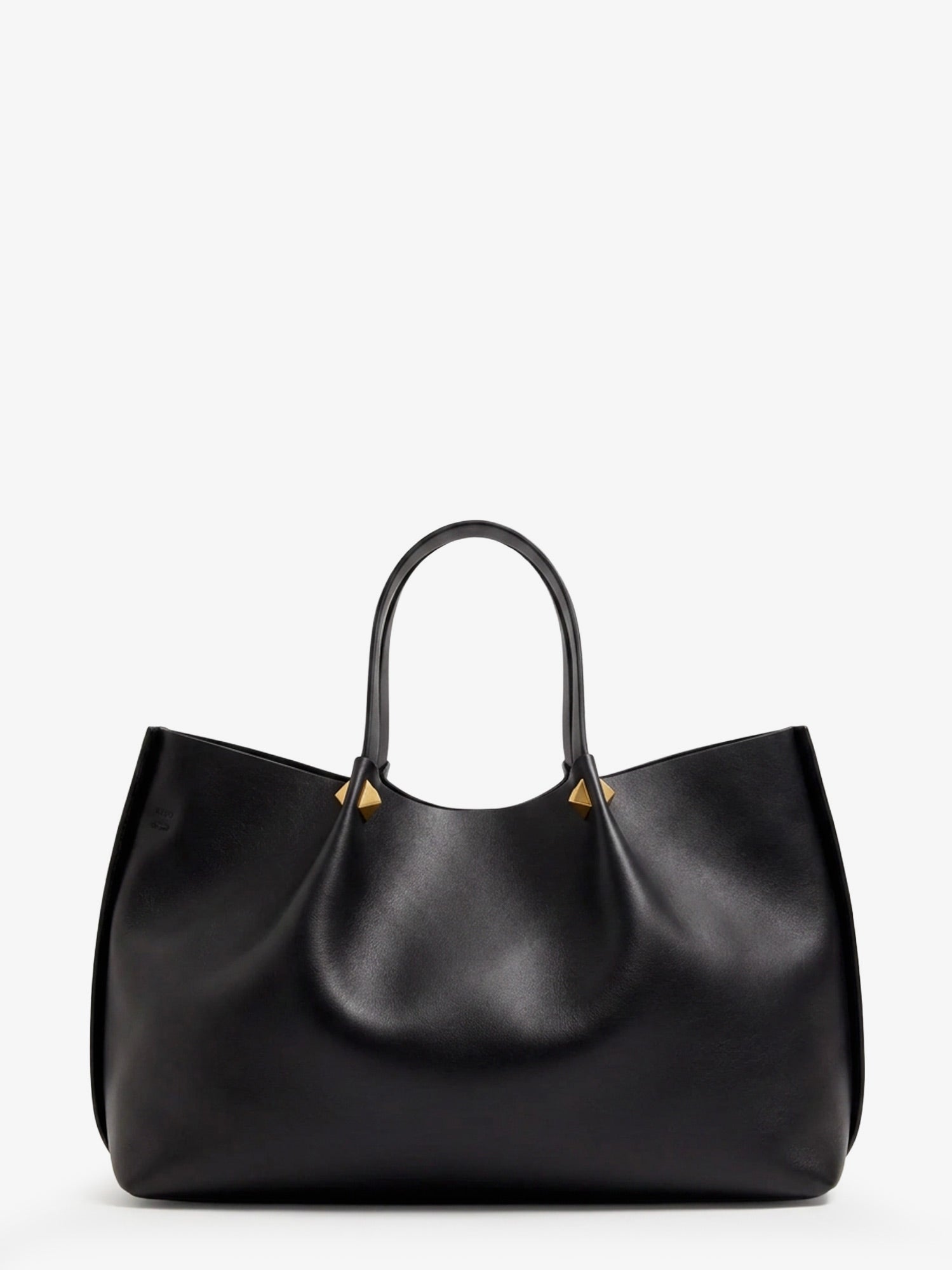 Valentino Large Vlogo Signature Leather Tote Bag