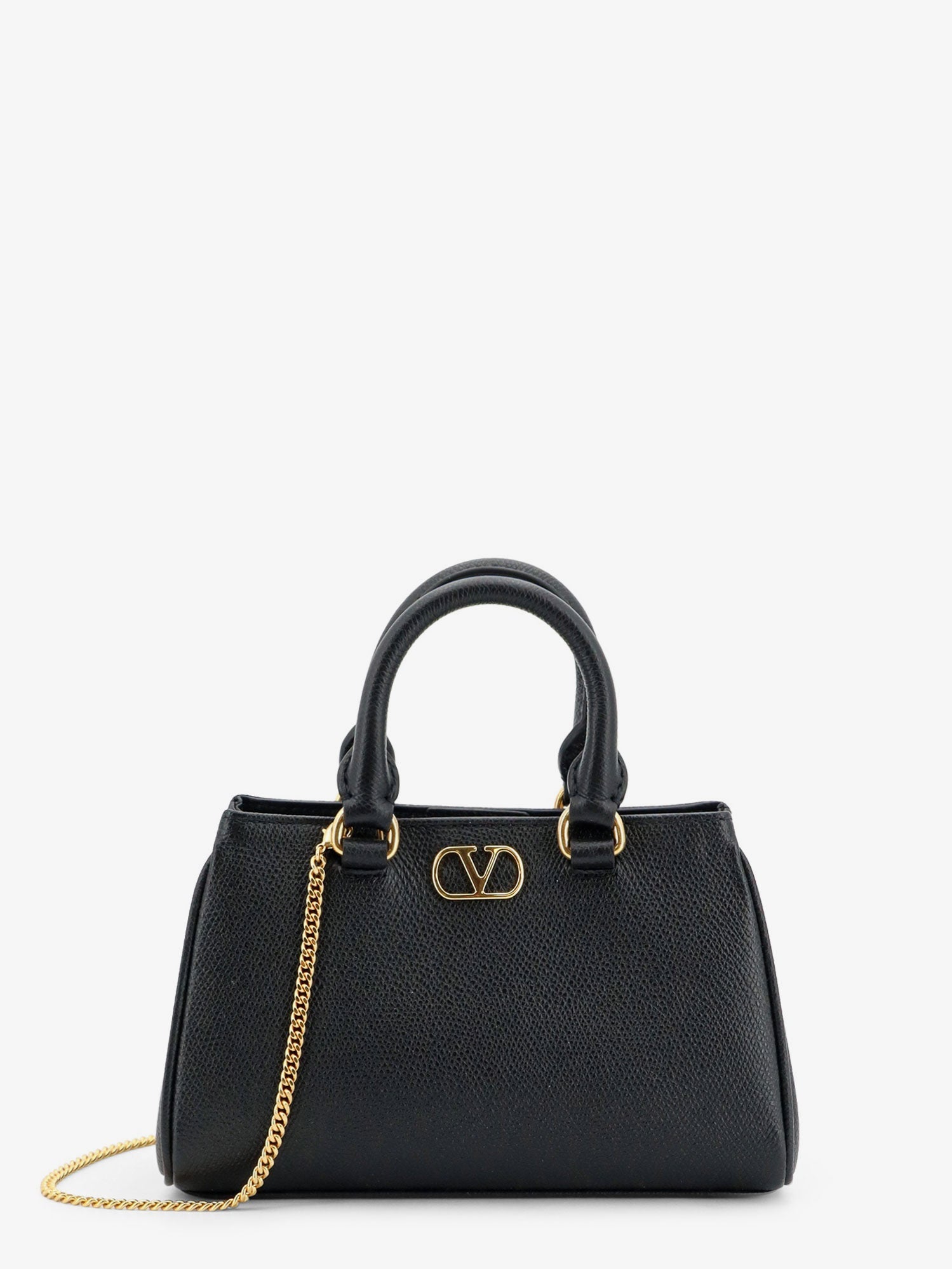 Valentino Vlogo Signature Mini Leather Handbag