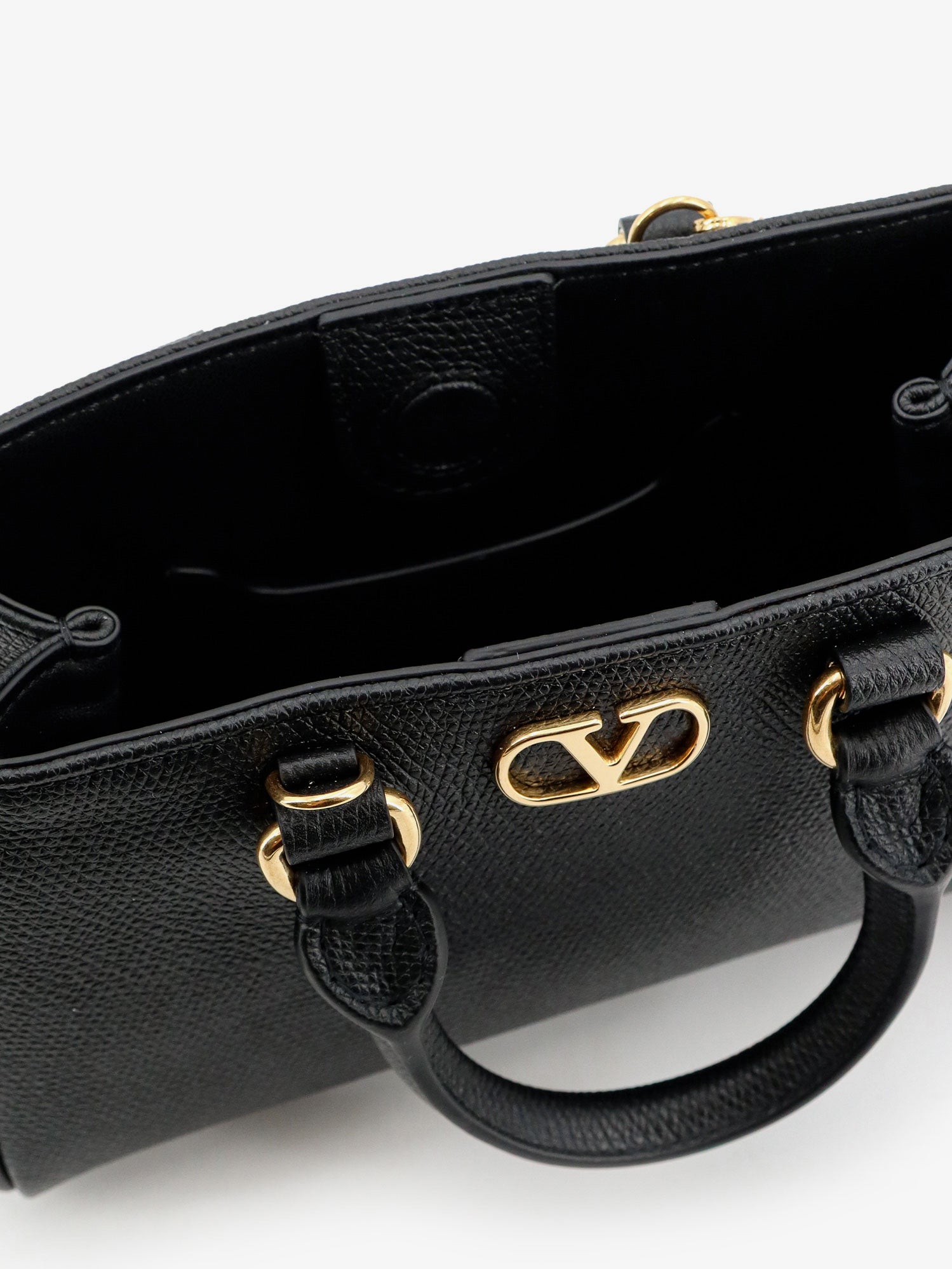 Valentino Vlogo Signature Mini Leather Handbag