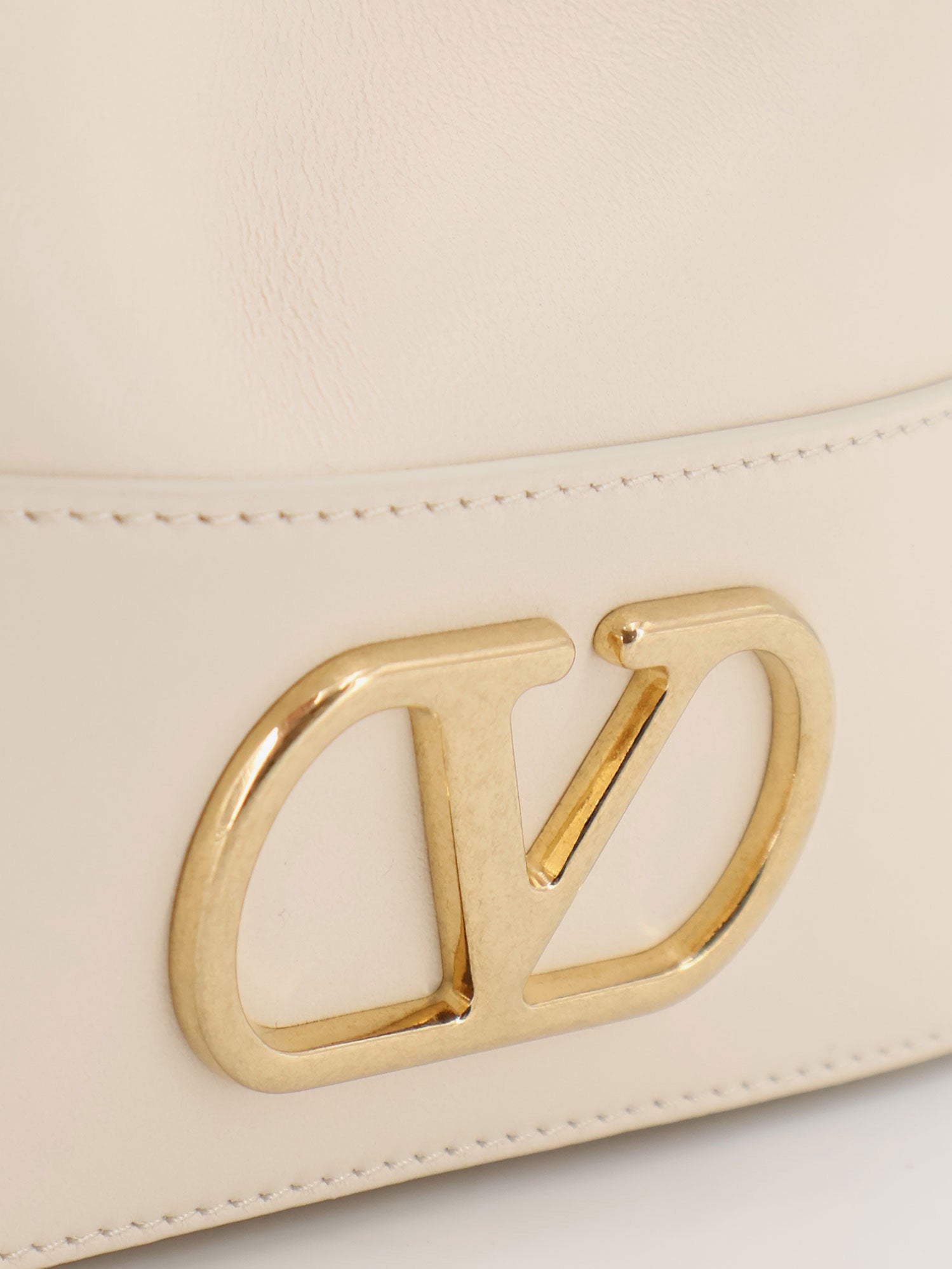 Valentino Vlogo Signature Leather Bucket Bag