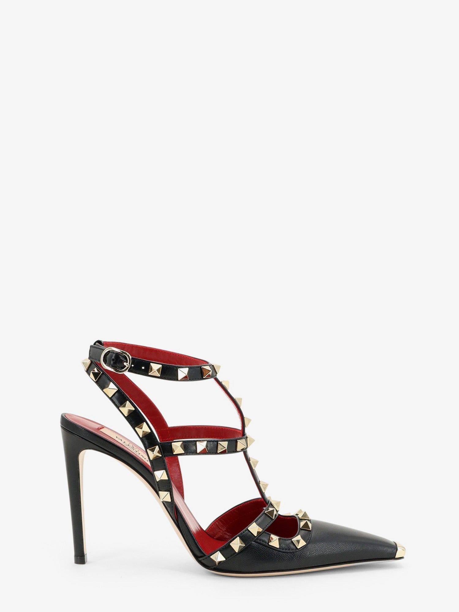 Valentino Rockstud Leather Pumps With Iconic Studs