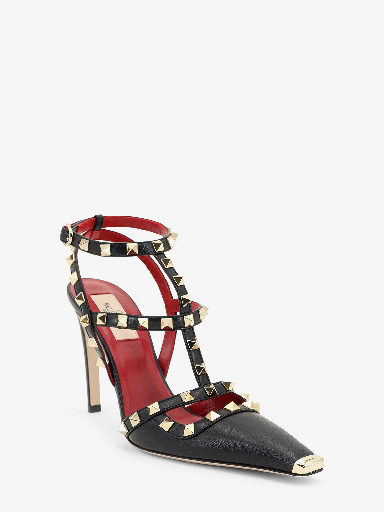 Valentino Rockstud Leather Pumps With Iconic Studs