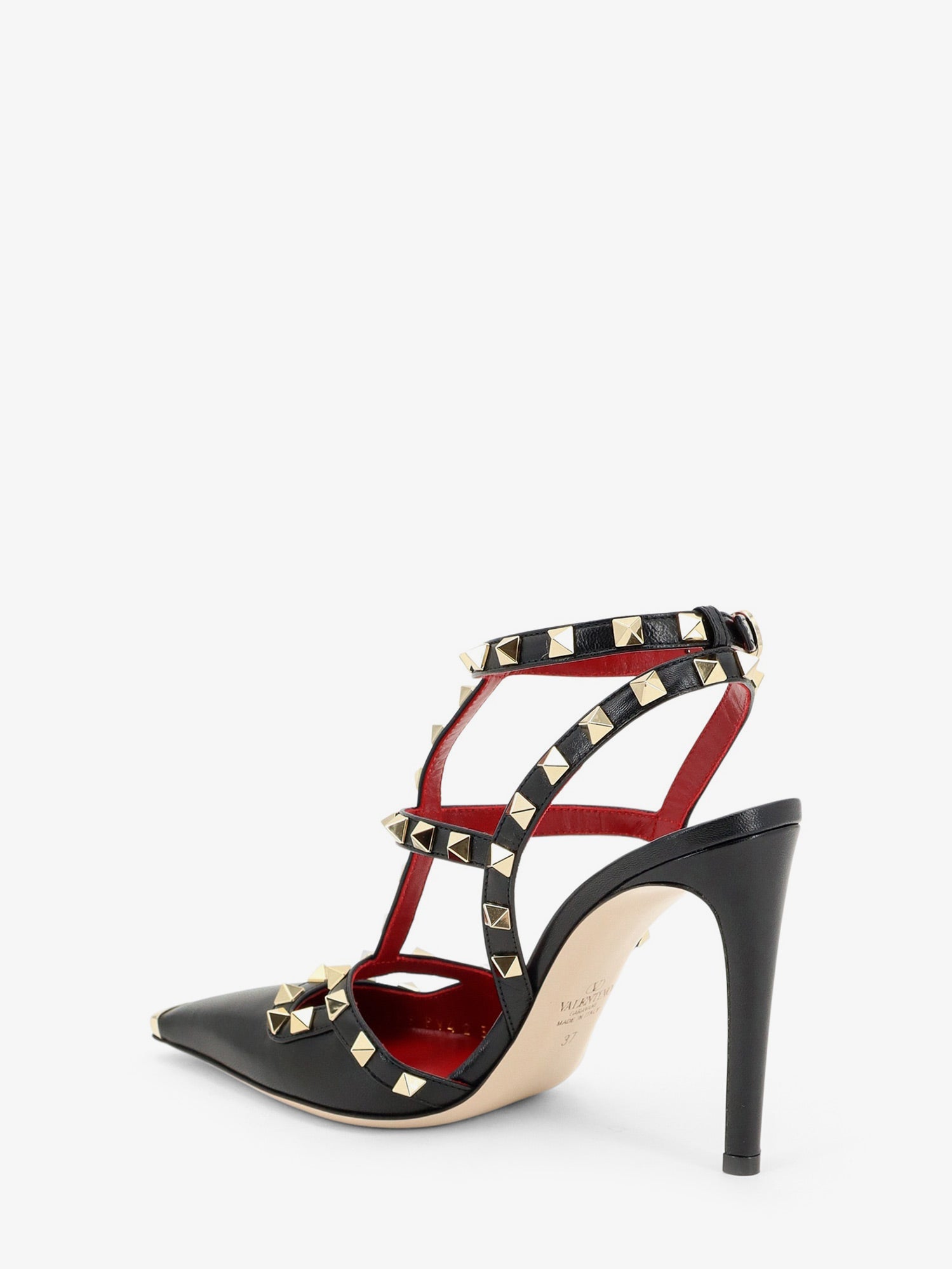 Valentino Rockstud Leather Pumps With Iconic Studs