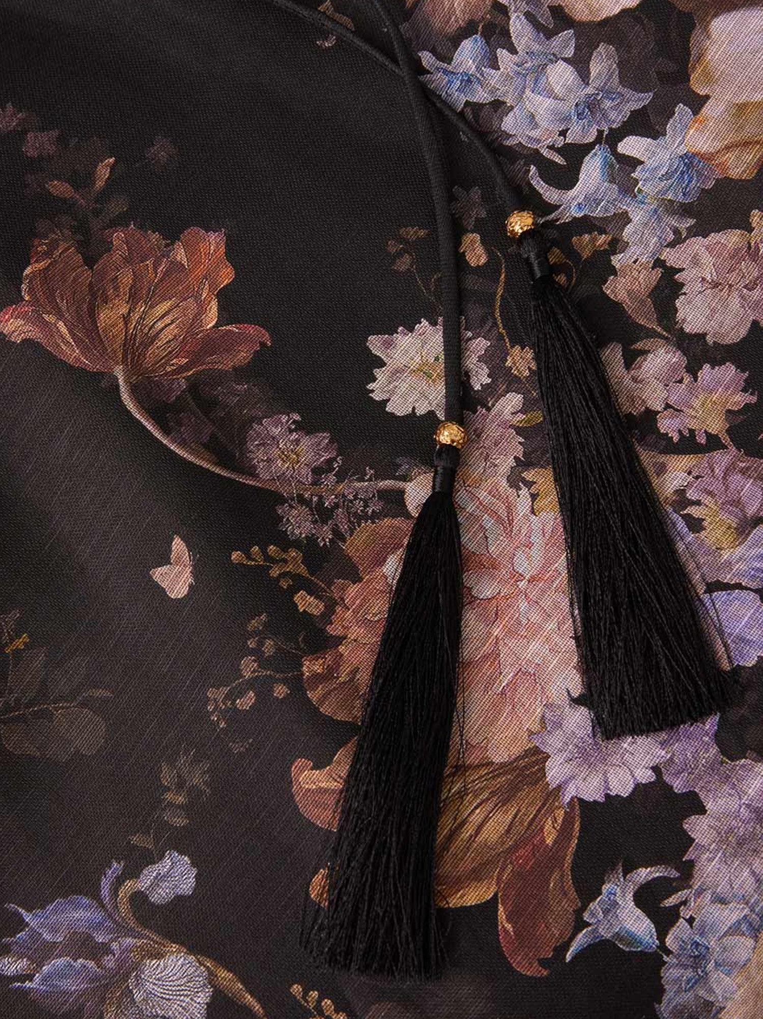 Zimmermann Valiant Embellish Mini Linen And Silk Dress
