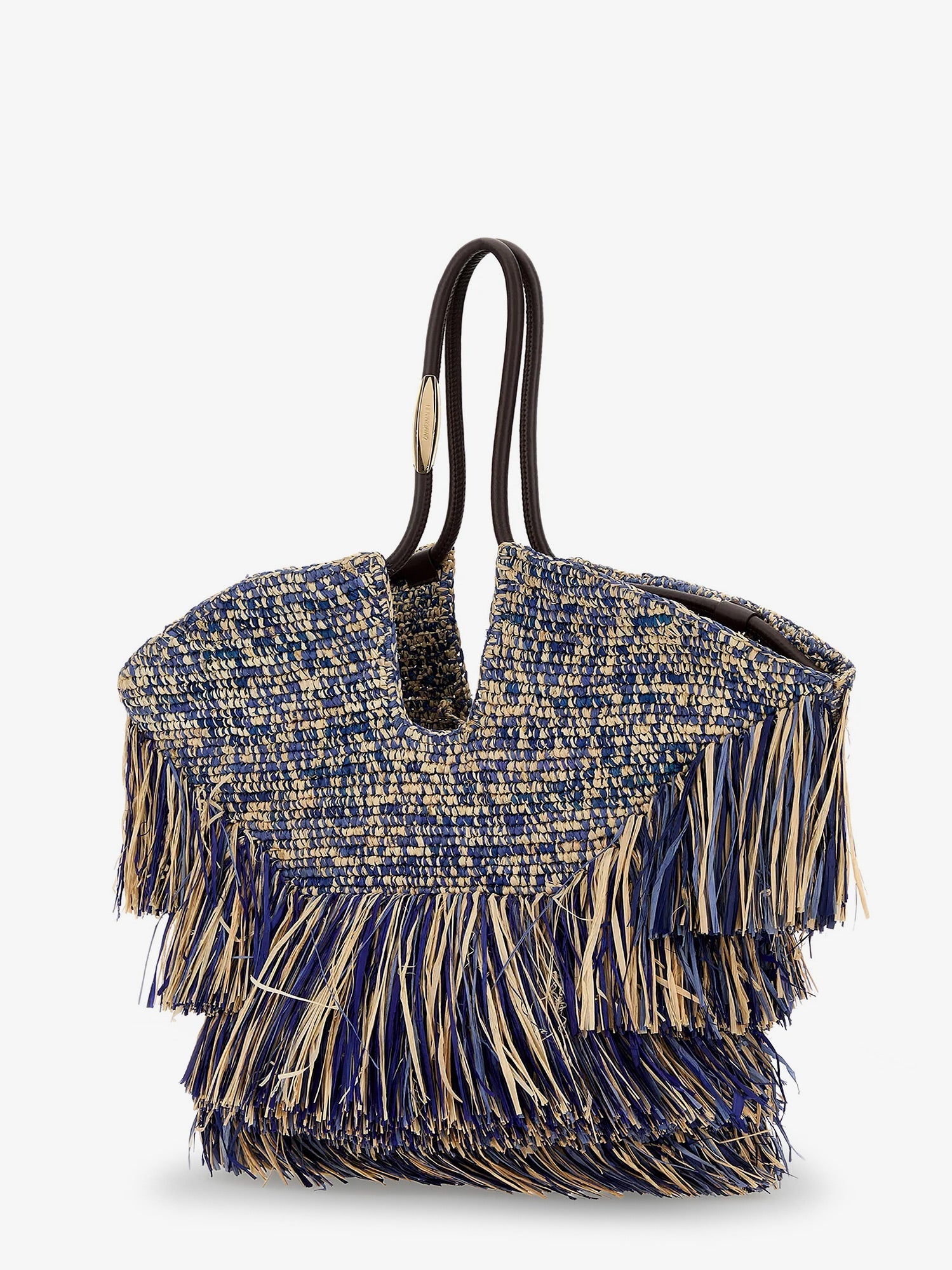 Zimmermann Goldentime Raffia Shoulder Bag