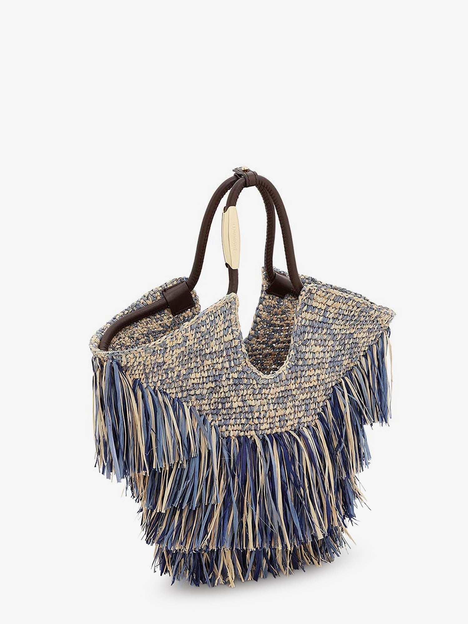 Zimmermann Goldentime Raffia Handbag