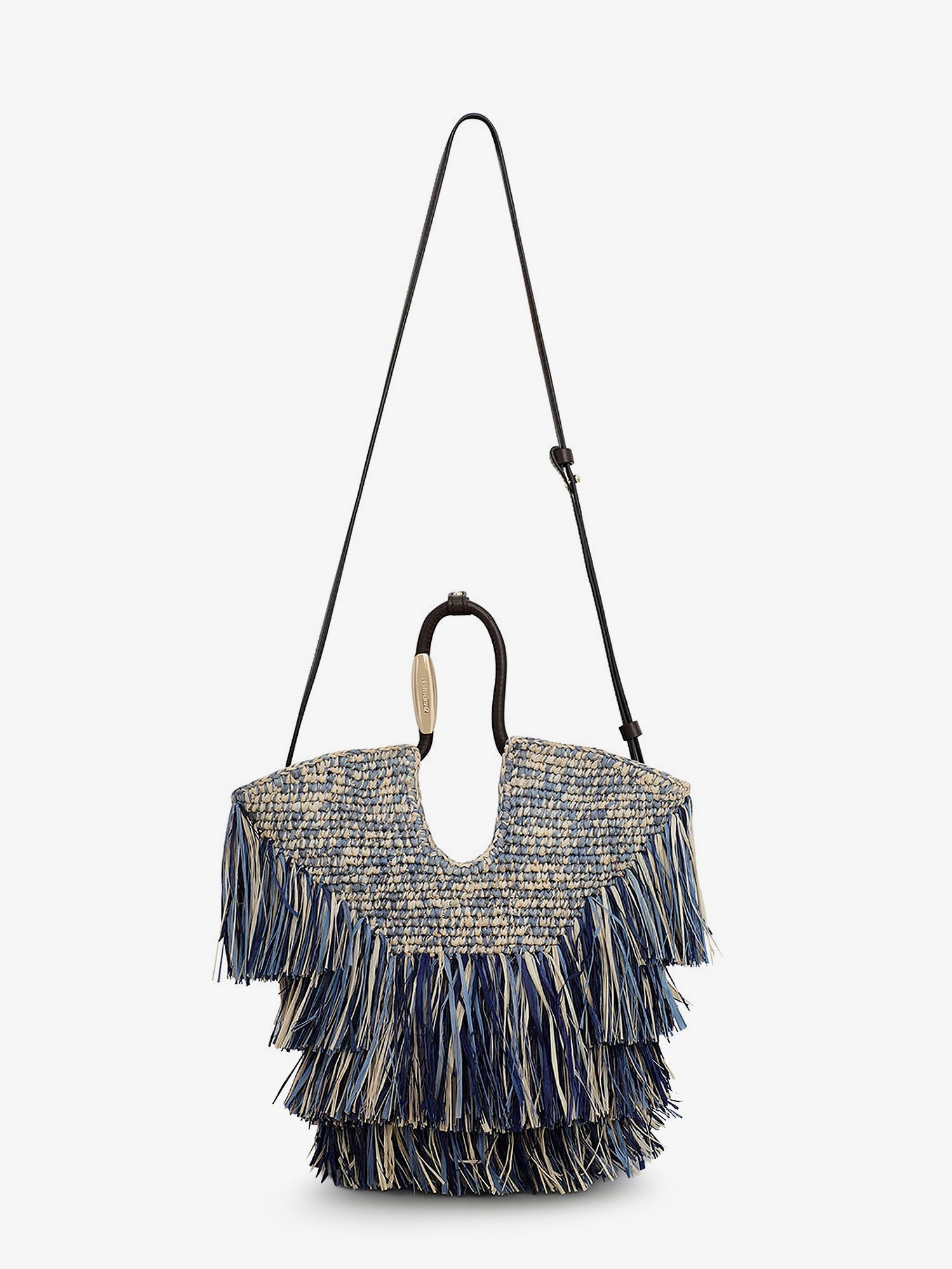 Zimmermann Goldentime Raffia Handbag