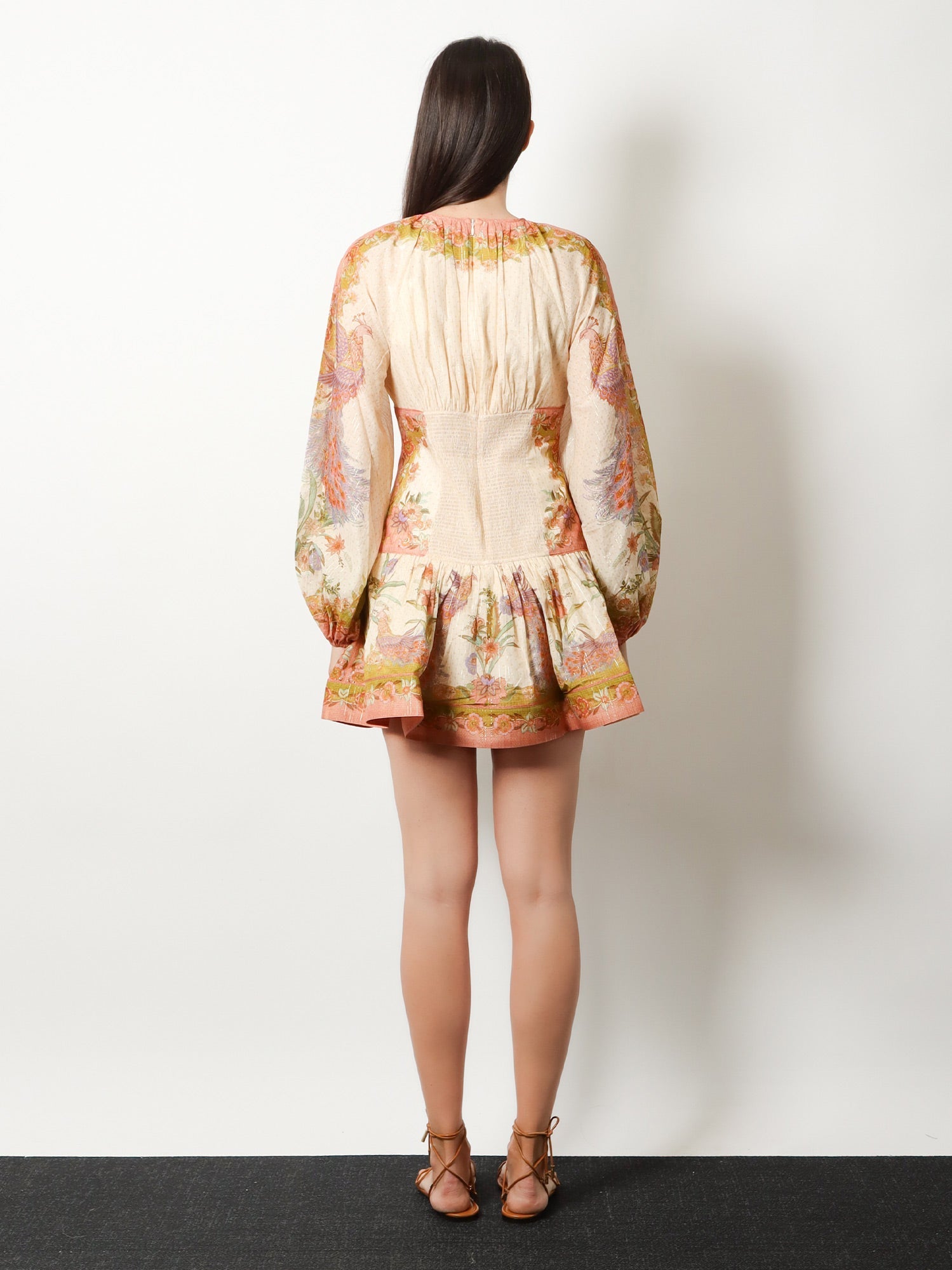 Zimmermann Indra Cotton And Silk Mini Dress