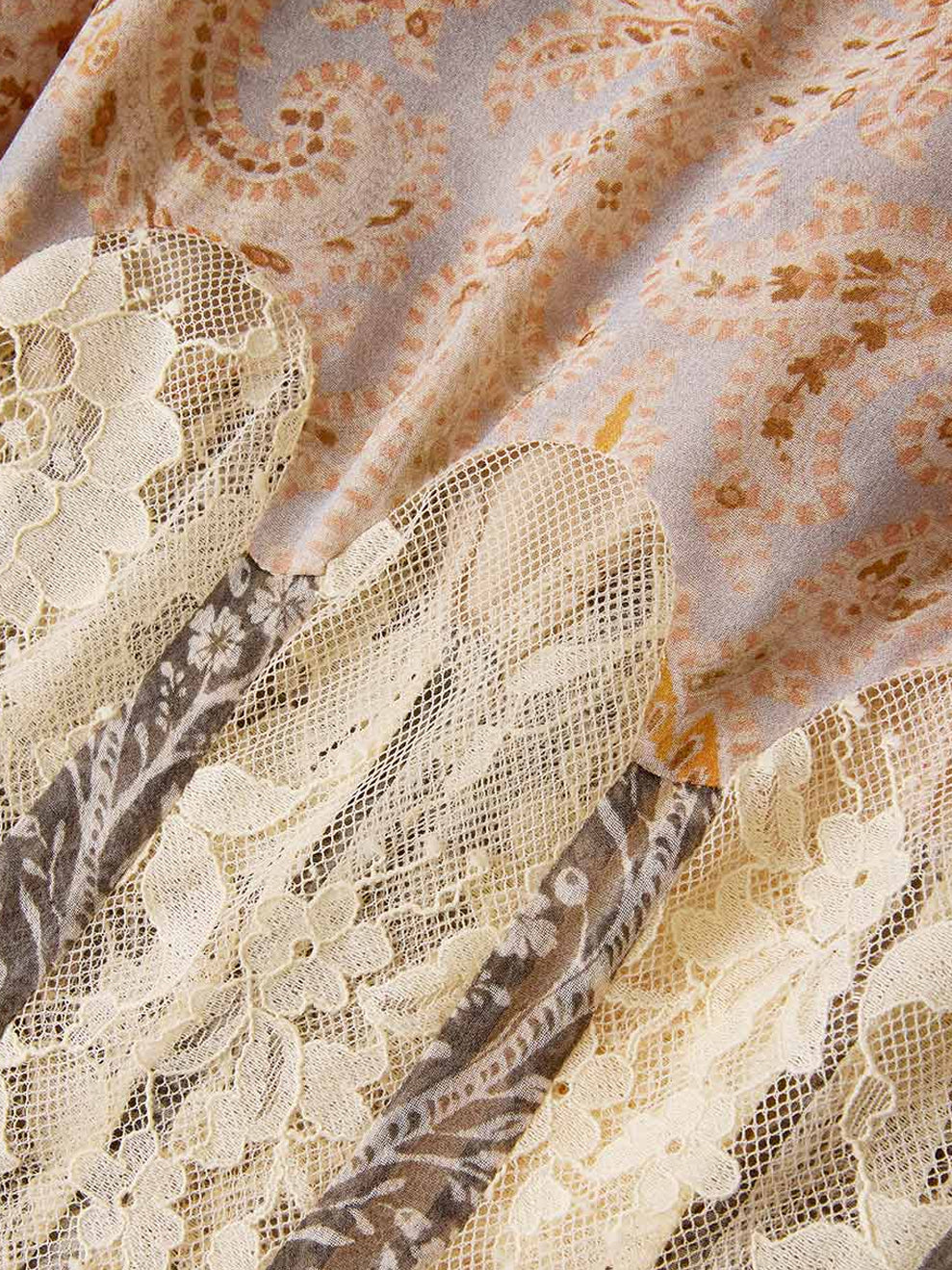 Zimmermann Valiant Panelled Flare Silk Trousers