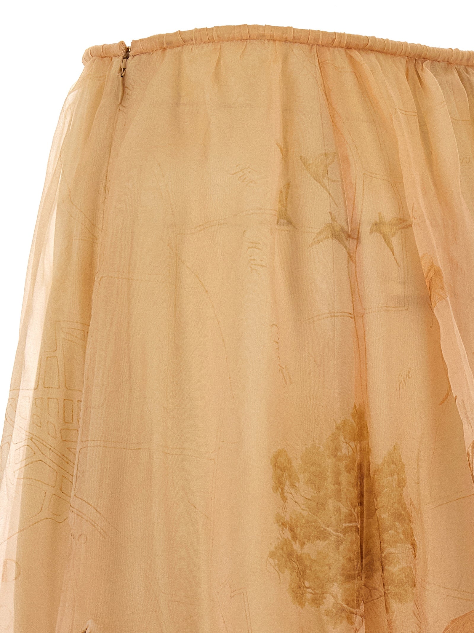 Zimmermann 'Hypnotic Organza Maxi' Skirt