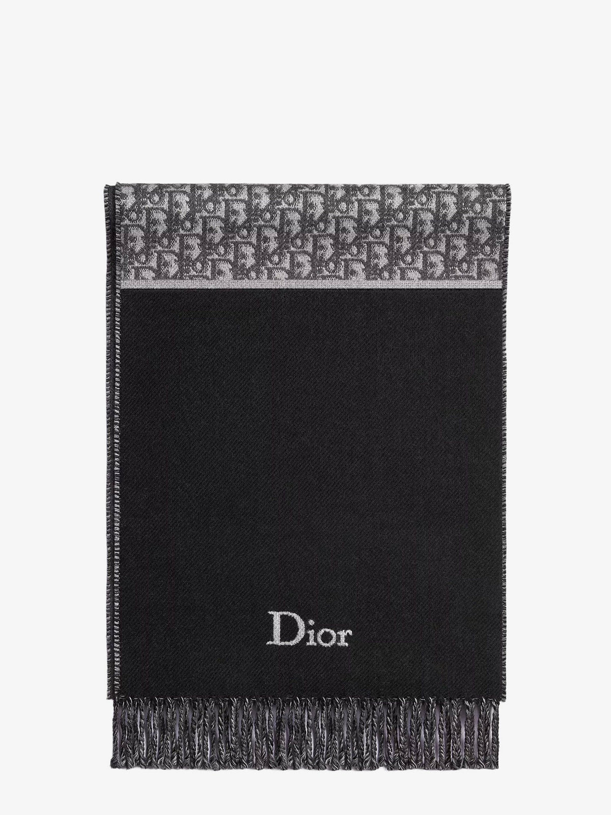 Dior Wool Scarf With Dior Oblique Motif